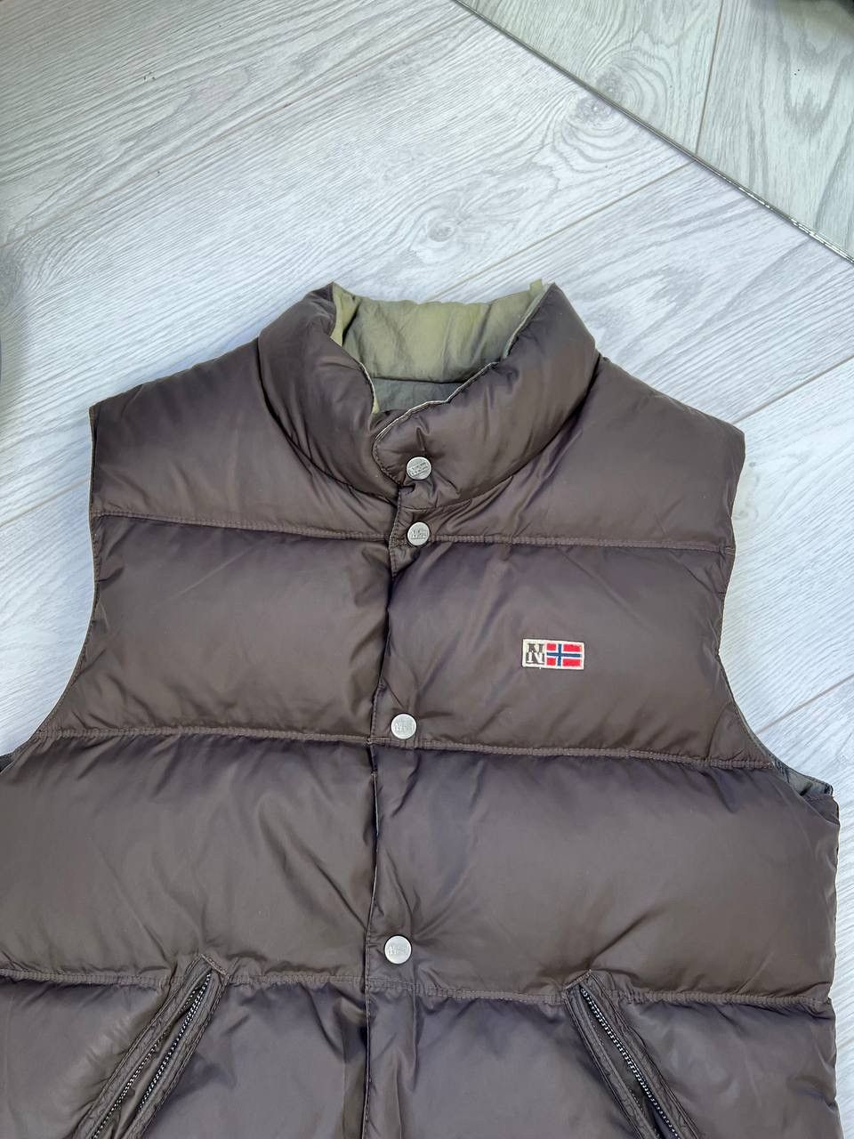 Napapijri Napapijri Double-sided Puffer Vest Size US L / EU 52-54 / 3 - 2 Thumbnail