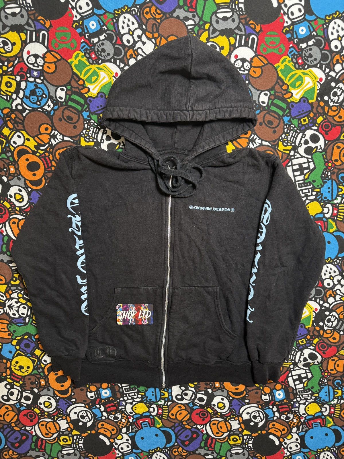Chrome Hearts Chrome Hearts Icey Blue Script Logo Thermal Hoodie Size US M / EU 48-50 / 2 - 1 Thumbnail