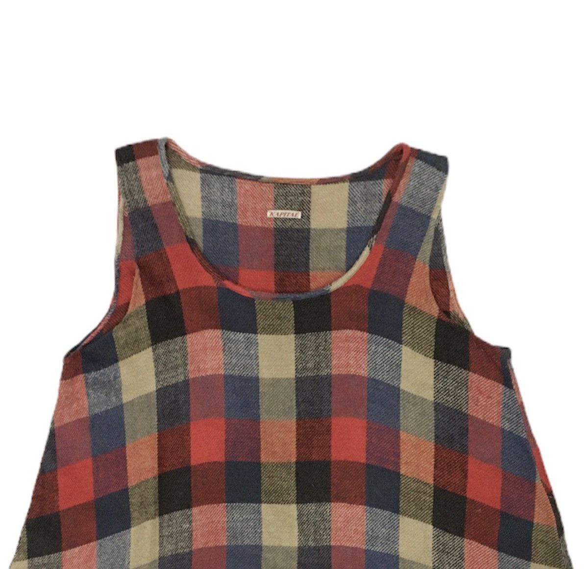 Kapital Kapital Plaid Check Sleeveless Cotton Shirt Size US M / EU 48-50 / 2 - 5 Thumbnail