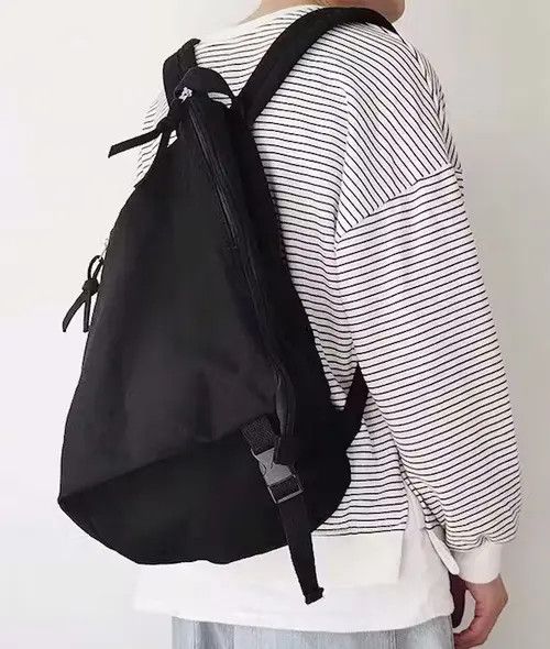 Japanese Brand × Vintage Vintage style irregular canvas backpack aesthetic Size ONE SIZE - 2 Thumbnail