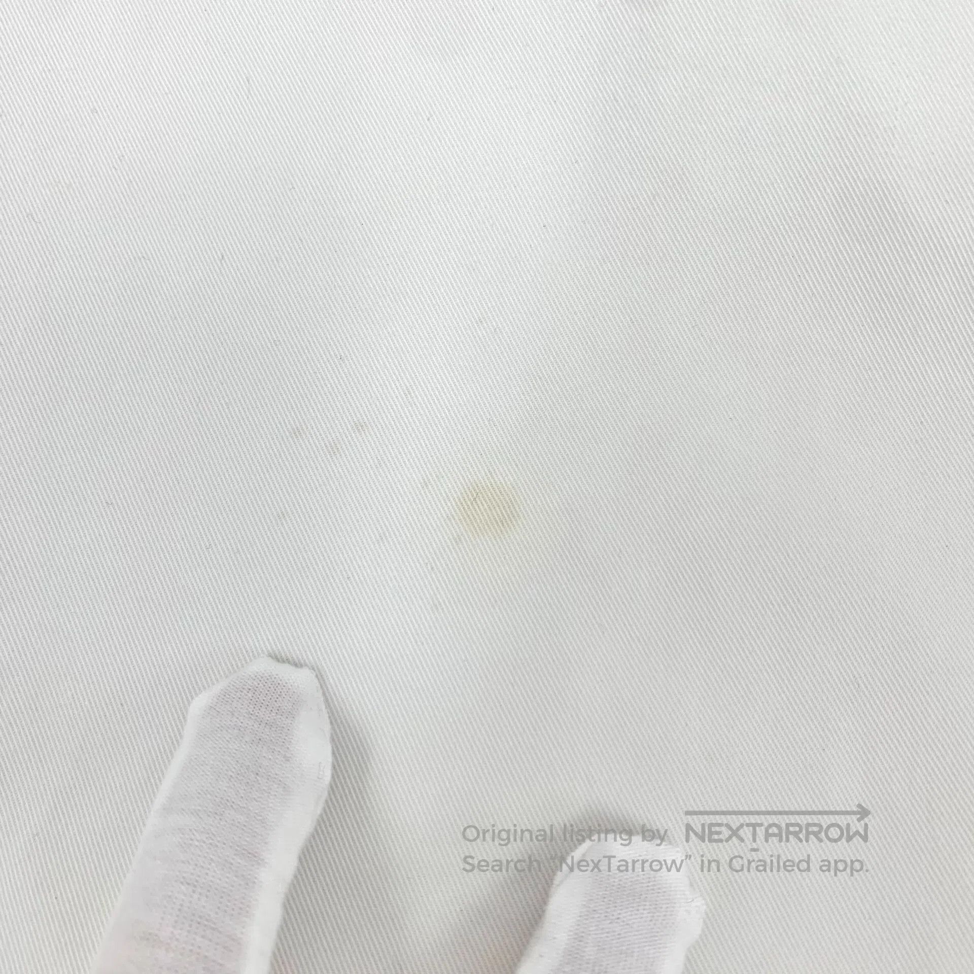Alexander Wang Alexander Wang size XS White stretch logo lettering cotton Size US 27 - 9 Thumbnail