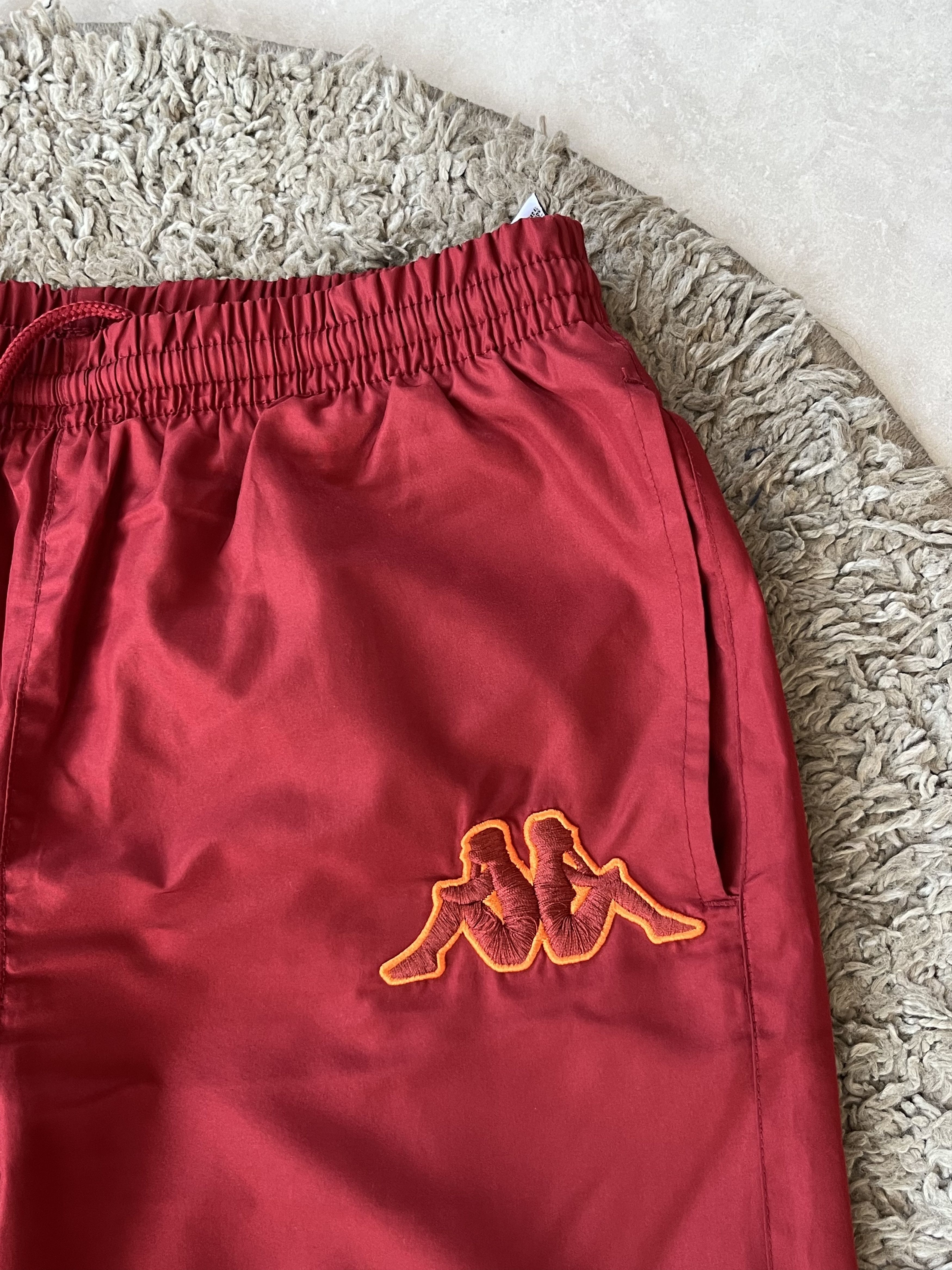 Kappa Vintage Nylon Pants Kappa Y2K Soccer Football A.S. ROMA Size US 30 / EU 46 - 6 Thumbnail