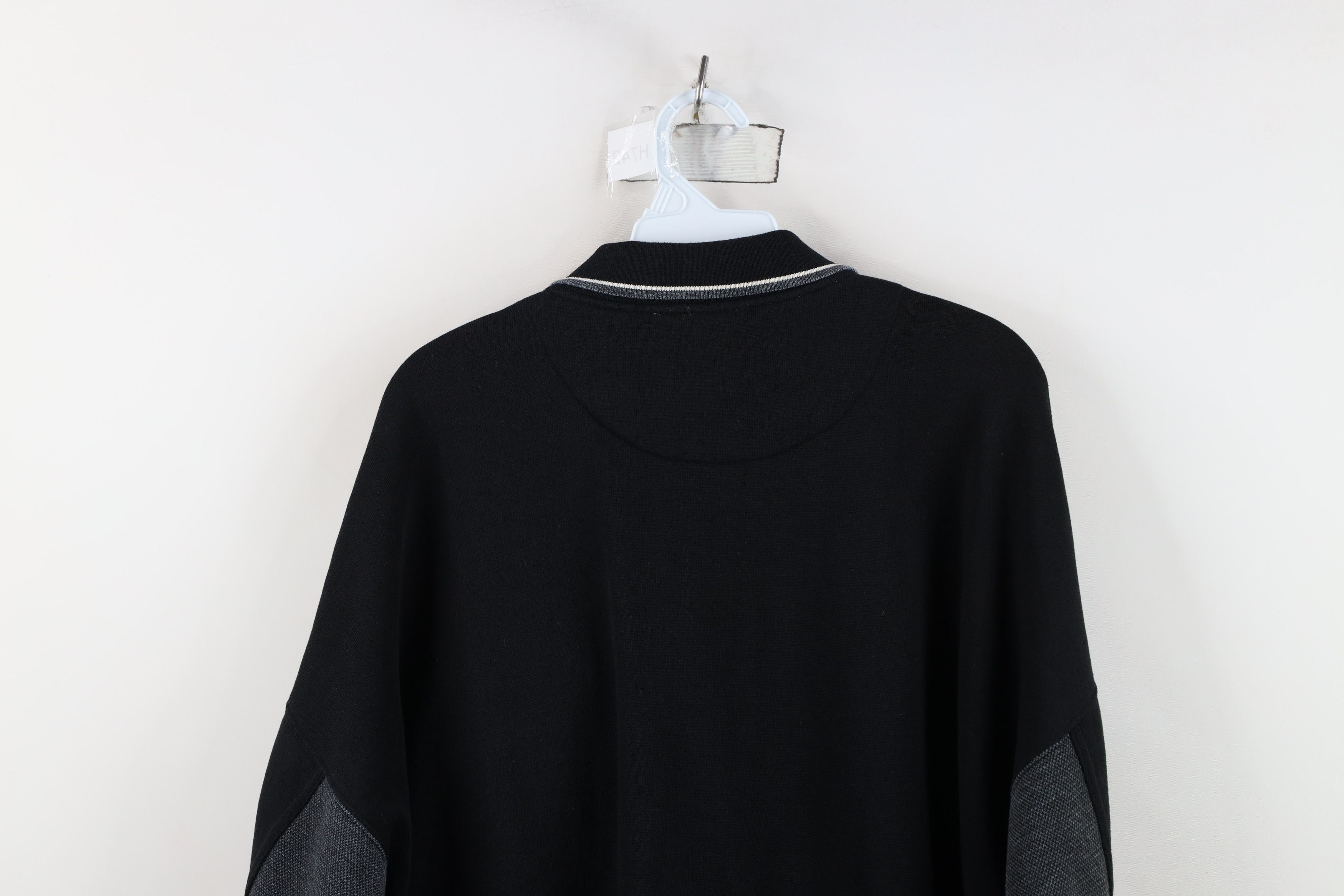 Vintage Vintage 90s Streetwear Block Collared Pullover Sweatshirt Size US XL / EU 56 / 4 - 12 Thumbnail