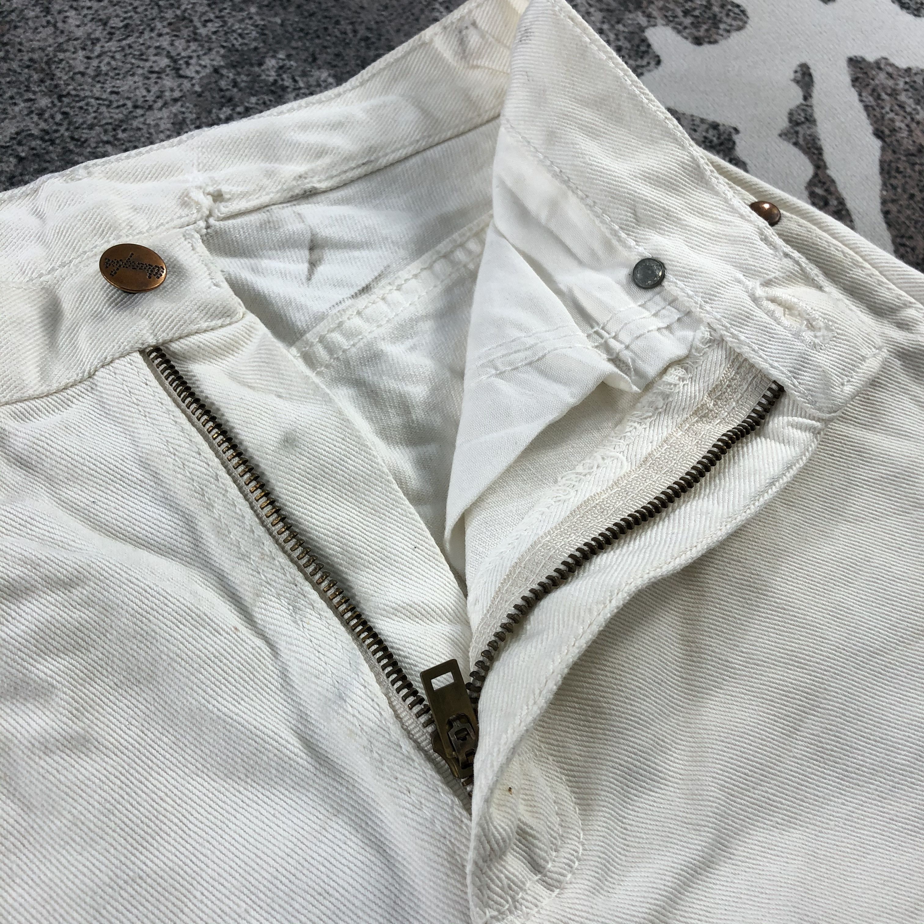 Vintage Vintage Wrangler Jeans Dirty White High Waist Denim KJ1072 Size 24" / US 00 / IT 34 - 9 Thumbnail