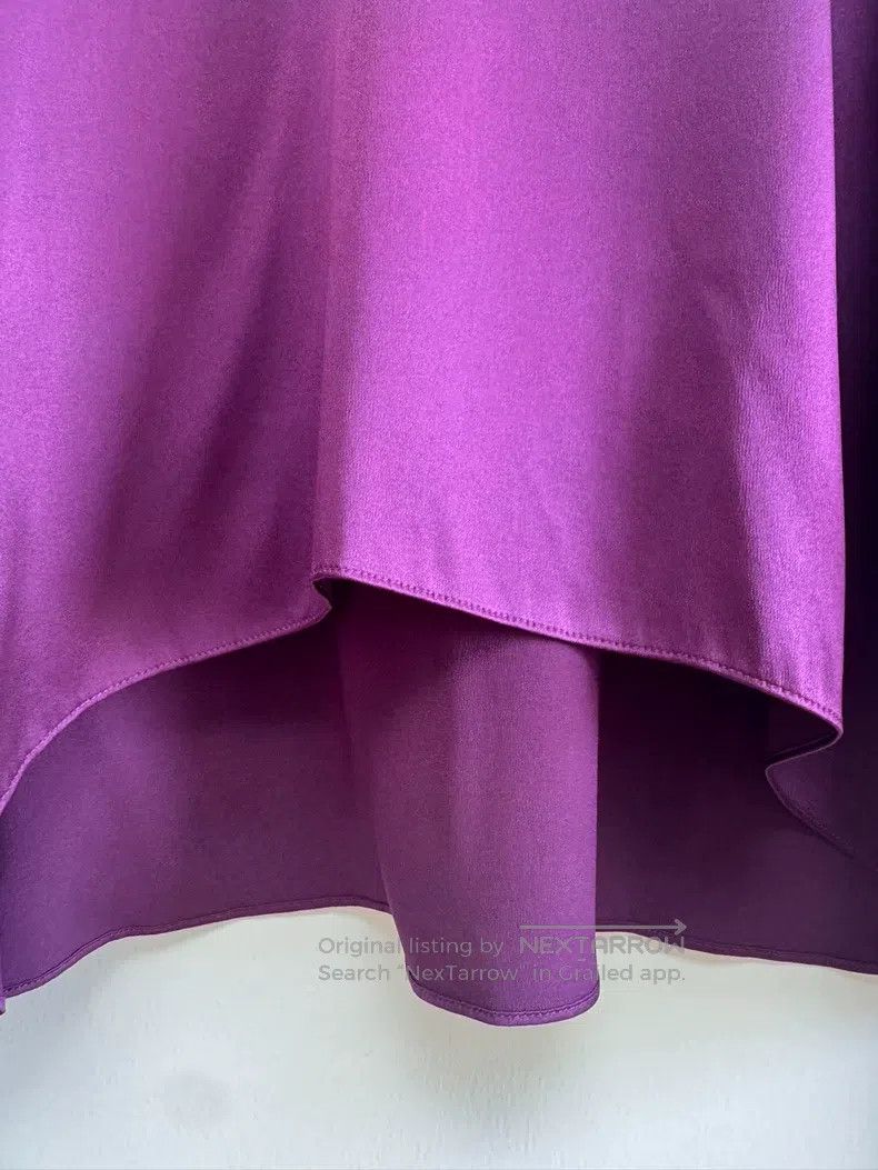 Brunello Cucinelli Brunello Cucinelli Noble Purple Silk Vest Size XXS / US 00 / IT 34 - 9 Thumbnail