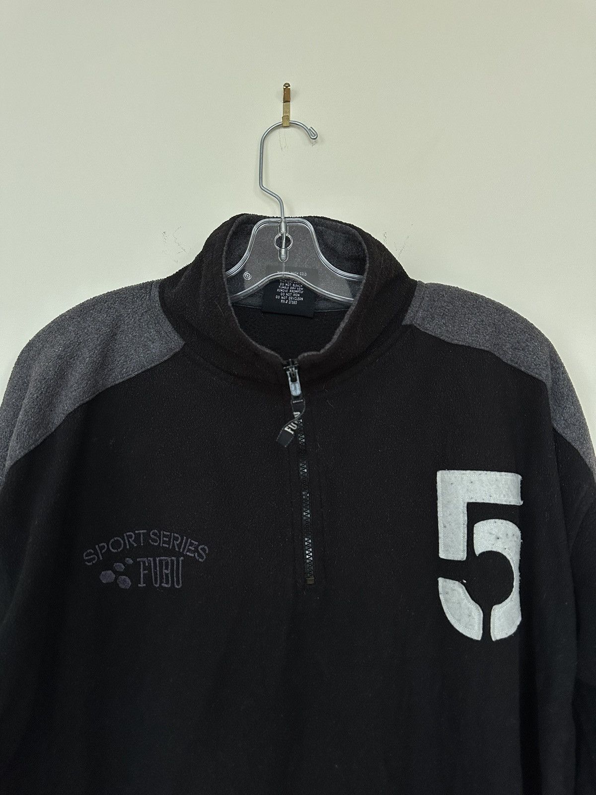 Fubu × Vintage Crazy Y2K Fubu Sport Series #05 Fleece Zip Up Jacket Size US L / EU 52-54 / 3 - 5 Thumbnail