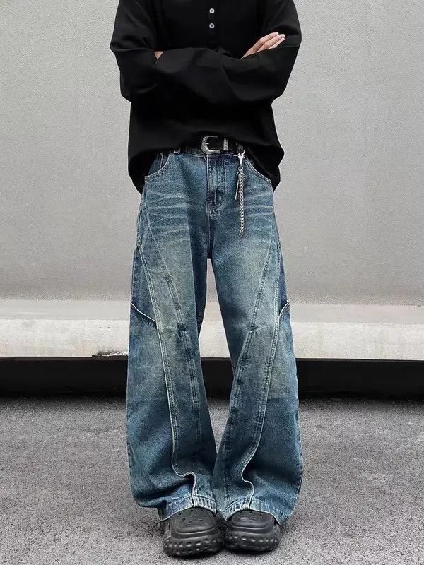 VIBE High street vintage washed baggy machete jeans Size US 34 / EU 50 - 7 Thumbnail