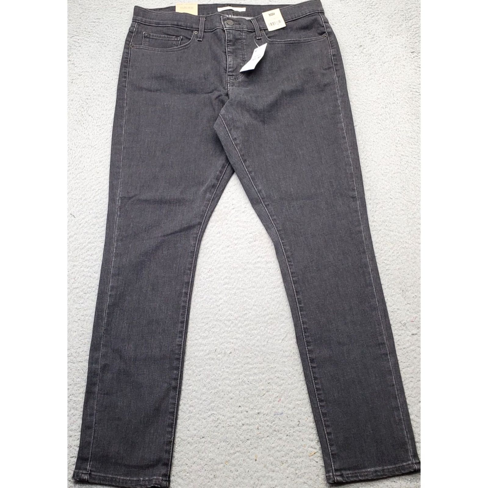 Levi's Levi's 311 Skinny Jeans Women's 33x30 Black Denim Cotton Stretch Mid Rise Jeans Size 24" / US 00 / IT 34 - 2 Thumbnail