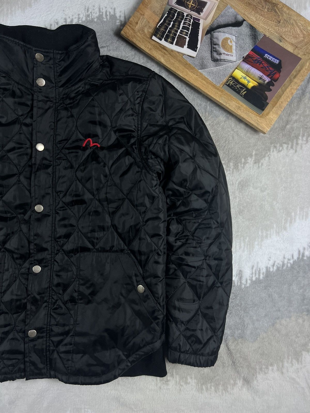 Evisu × Vintage Evisu Vintage Bomber jacket Size US M / EU 48-50 / 2 - 3 Thumbnail