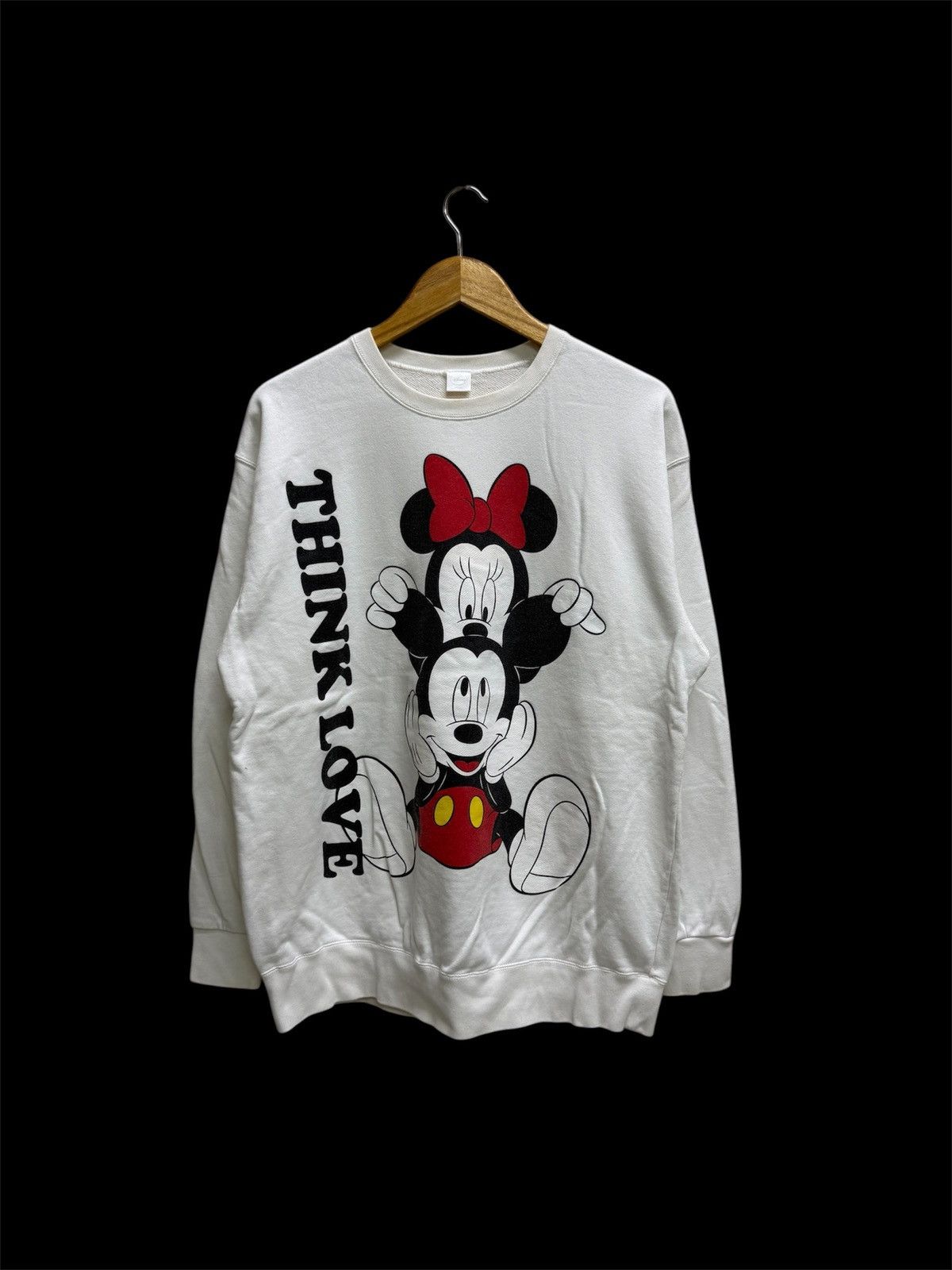 Disney Vintage Mickey Mouse Mirron Printed Sweatshirt Size US L / EU 52-54 / 3 - 1 Thumbnail
