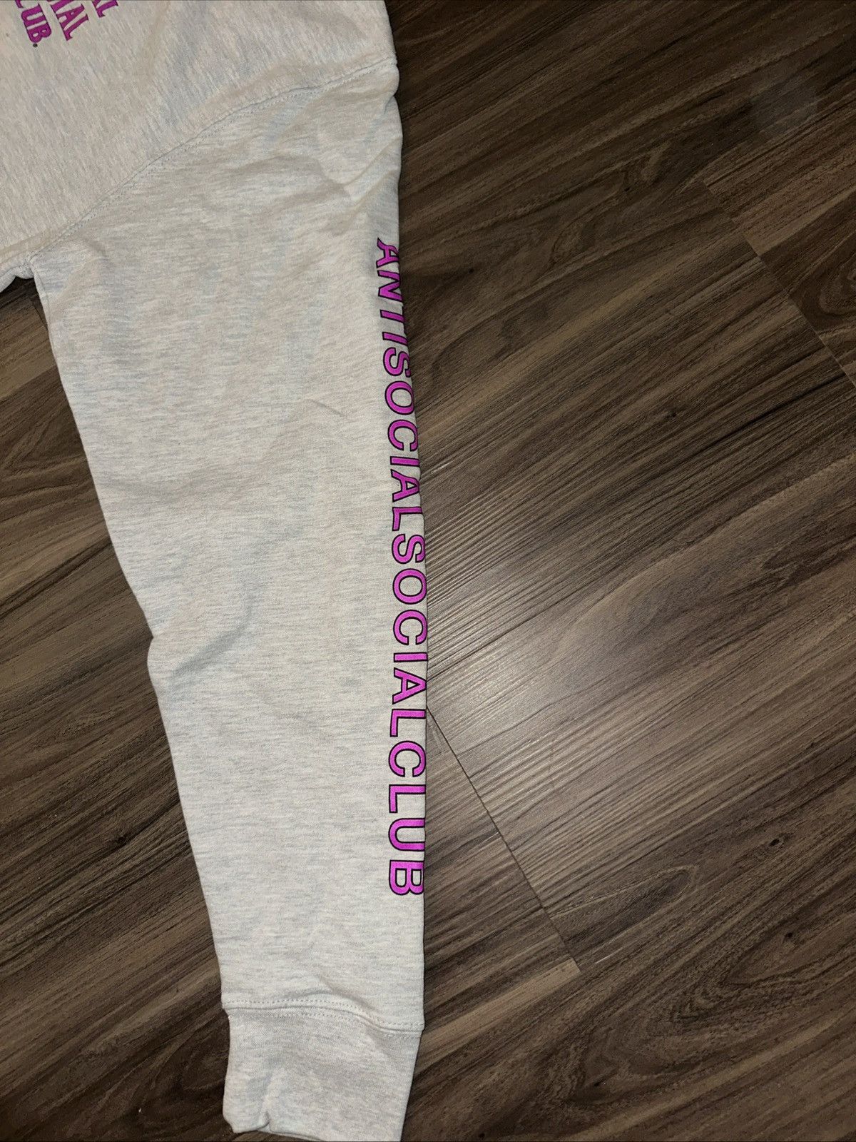 Anti Social Social Club “ASSC Berlin Full Zip Hoodie Grey/Pink Size L Size US L / EU 52-54 / 3 - 3 Thumbnail