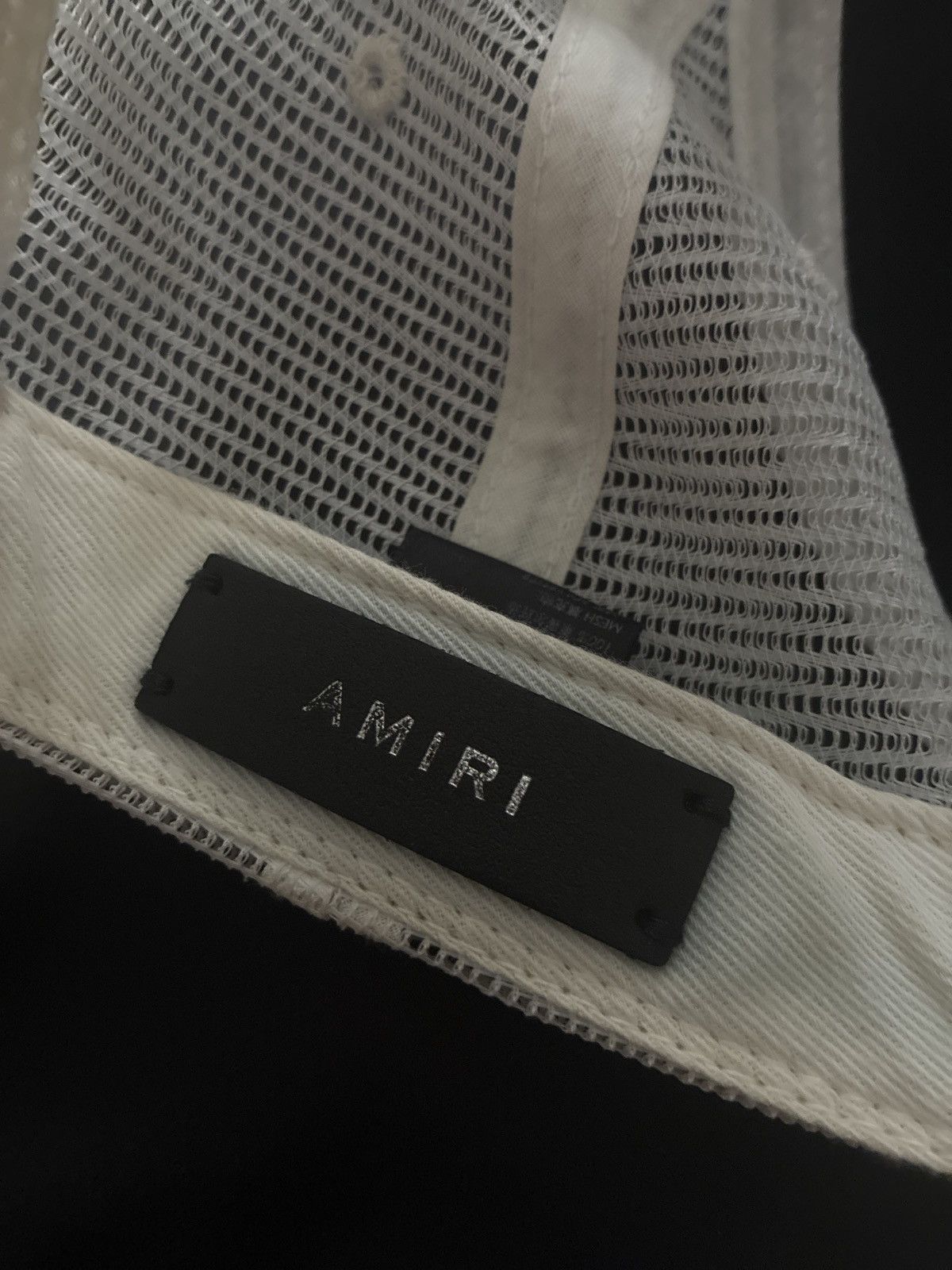 Amiri Amiri Embroidered Paint Drip Logo Hat Size ONE SIZE - 13 Thumbnail