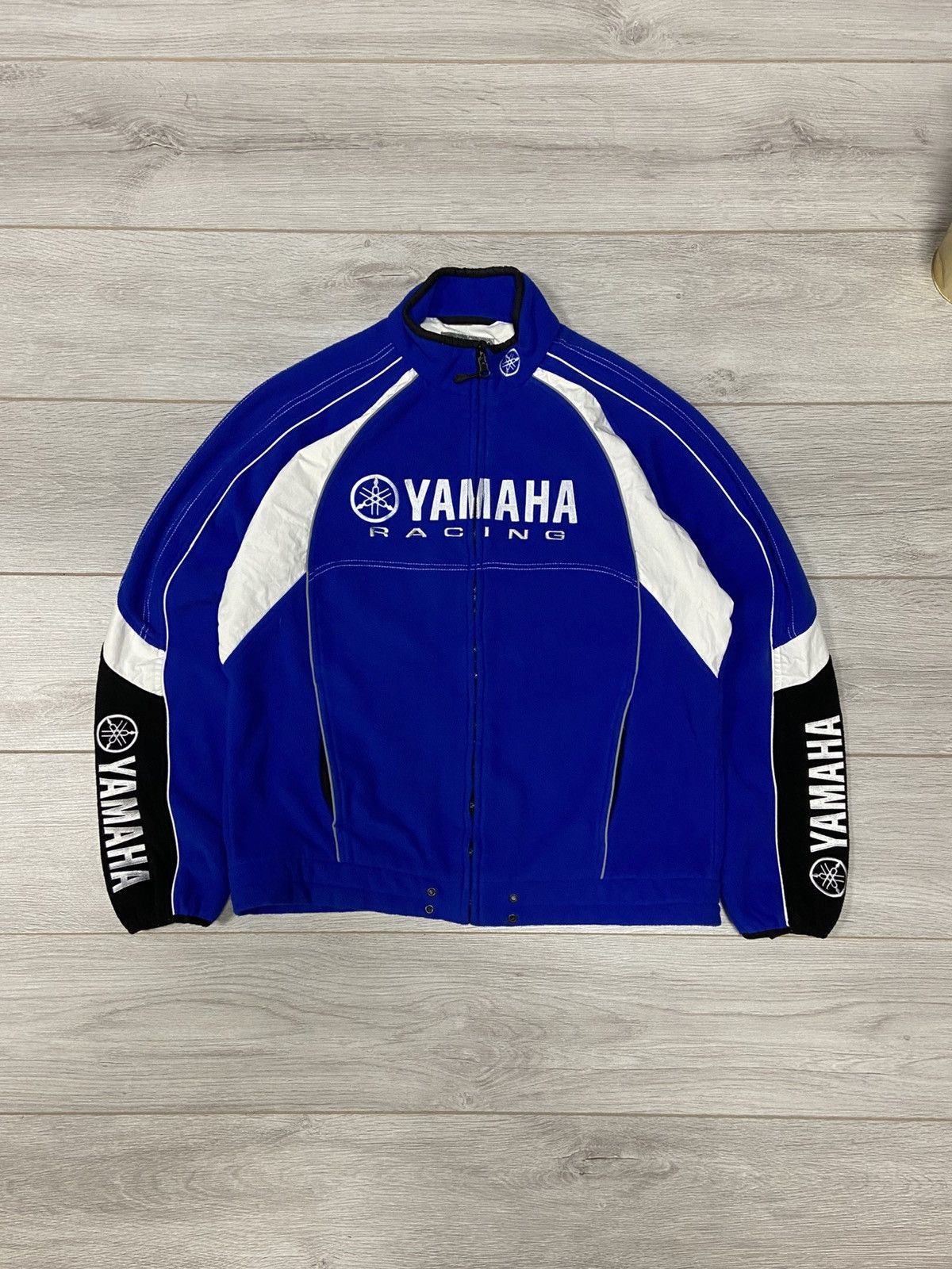 Yamaha Yamaha vintage racing fleece jacket big logo Size US XL / EU 56 / 4 - 1 Thumbnail