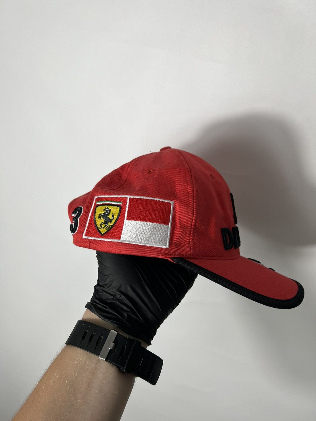 Ferrari Vintage 90s DEKRA Michael Schumacher Ferrari F1 CAP Marlboro Size ONE SIZE - 4 Thumbnail