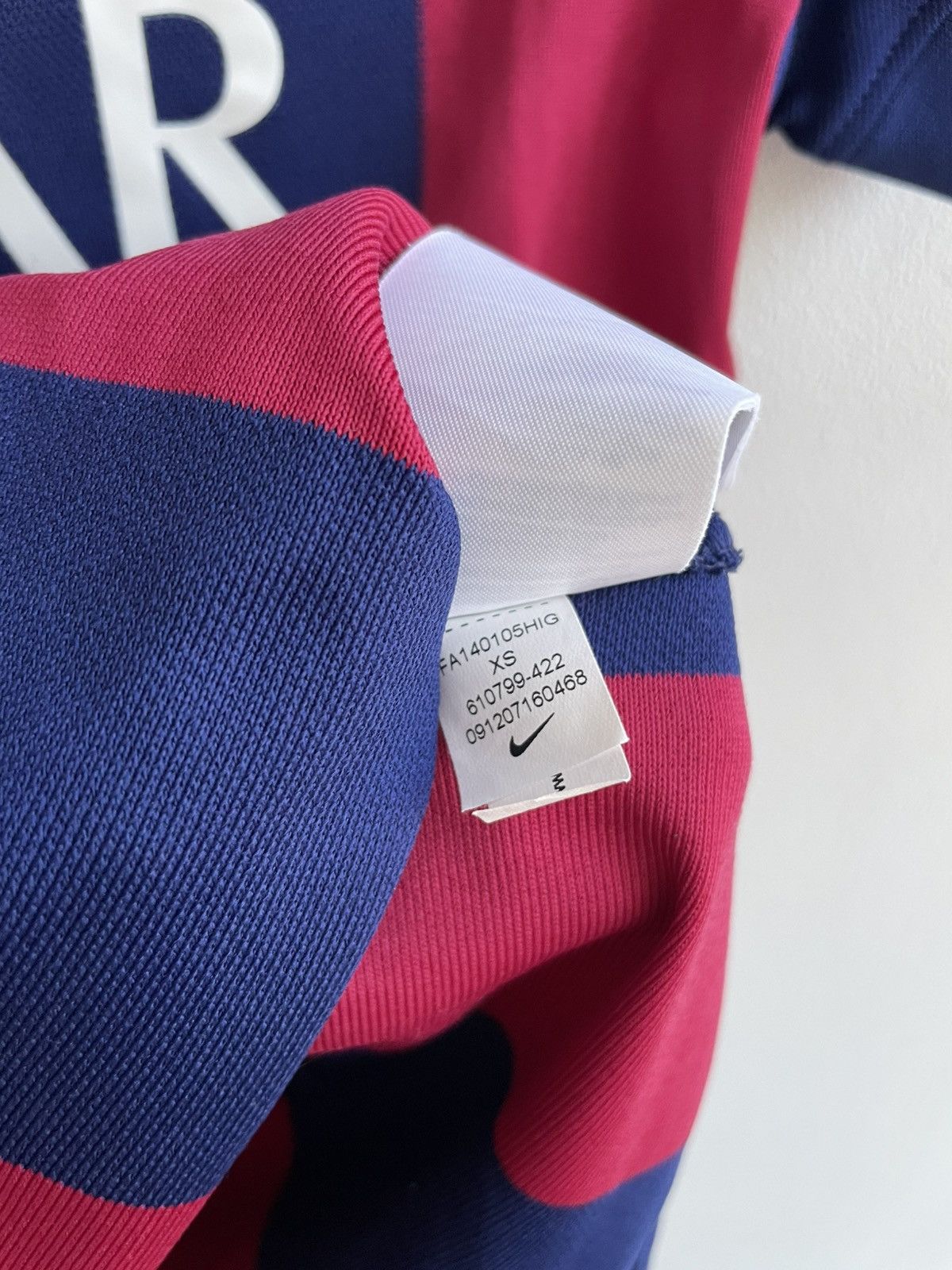 Nike Barcelona 2014 2015 Home Shirt Football Soccer Jersey Nike Size XS / US 0-2 / IT 36-38 - 12 Thumbnail
