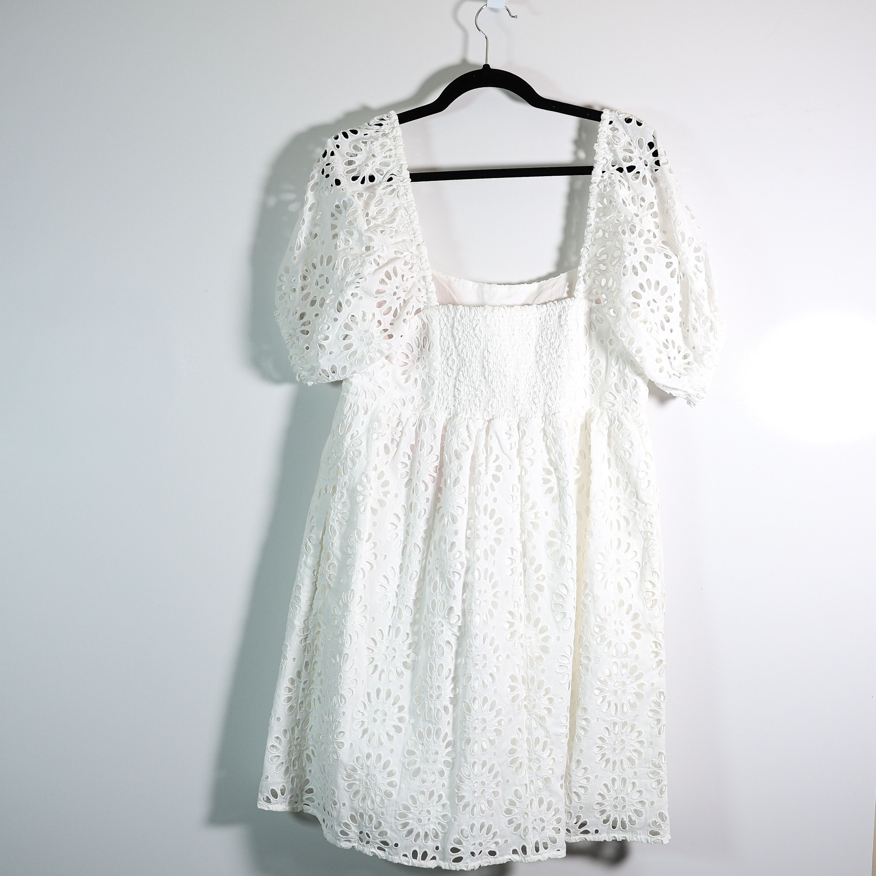 Lilly Pulitzer NEW Lilly Pulitzer Kay Cotton Lace Babydoll Size L / US 10 / IT 46 - 4 Thumbnail
