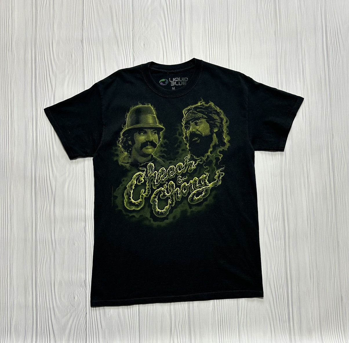 Liquid Blue Vintage Liquid Blue Cheech Chong Comedian Band 2014 T-Shirt Size US M / EU 48-50 / 2 - 1 Thumbnail