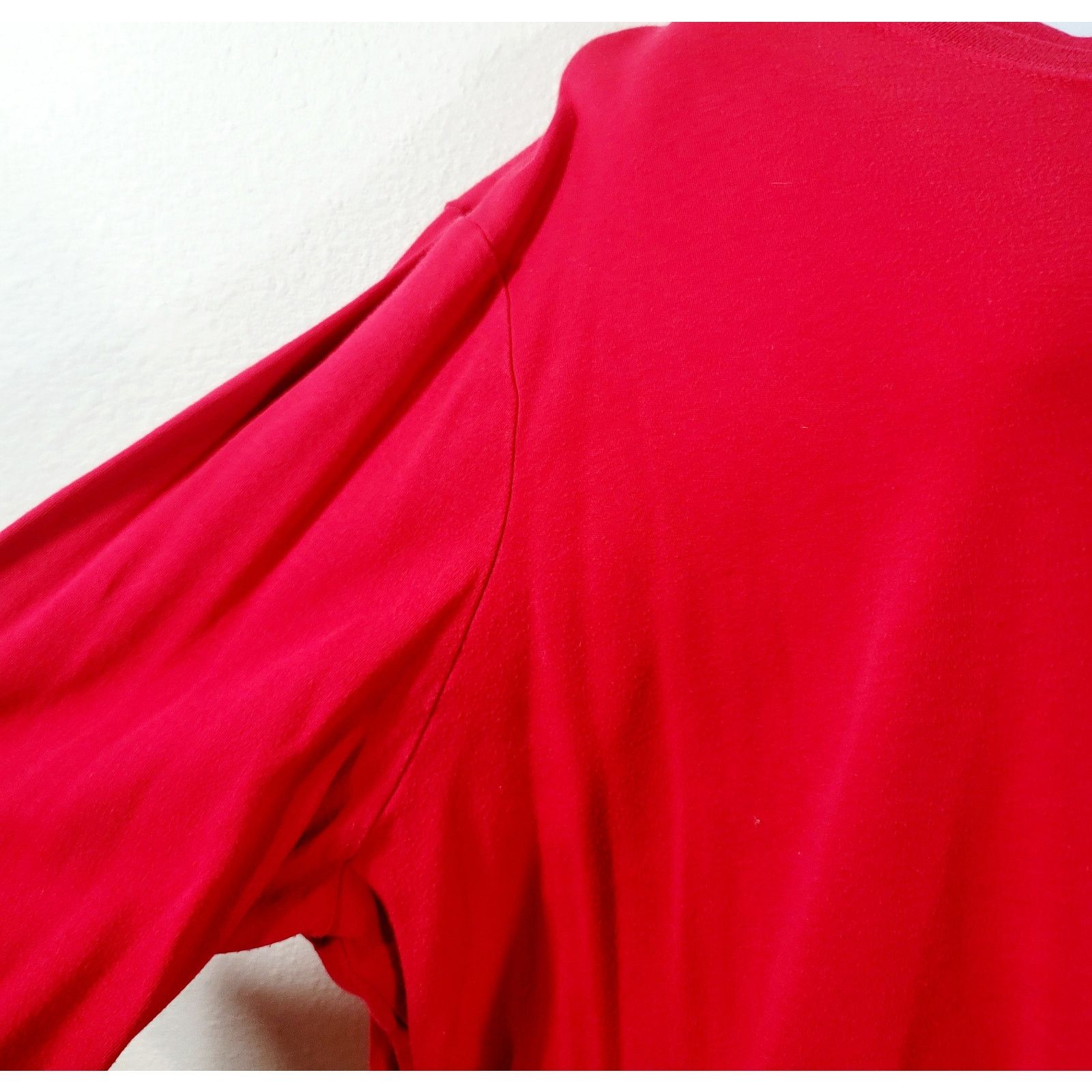 Other Westbound Woman Red Long Sleeve Crew Neck Tunic Top 2X Plus Size XXL / US 16-18 / IT 52-54 - 2 Thumbnail
