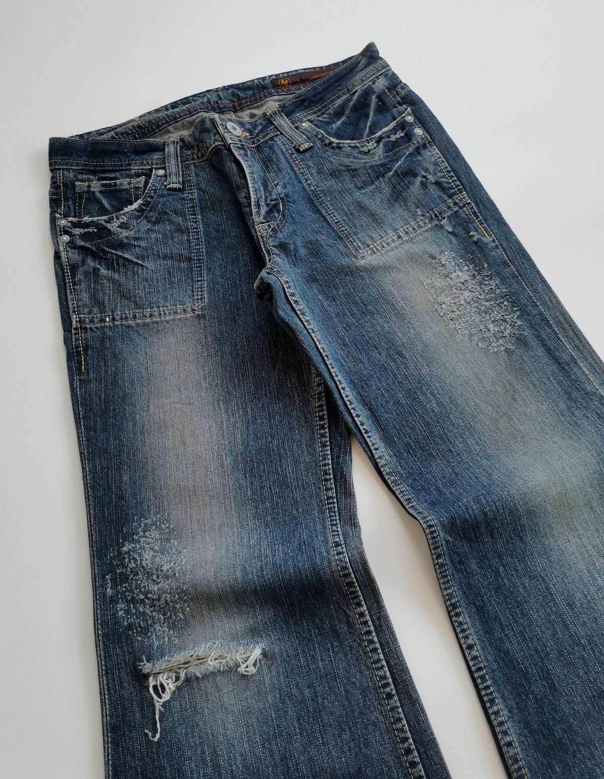 Levi's Flare Bootcut Brappers Lady Vintage Denim Jeans Size 30" / US 8 / IT 44 - 3 Thumbnail