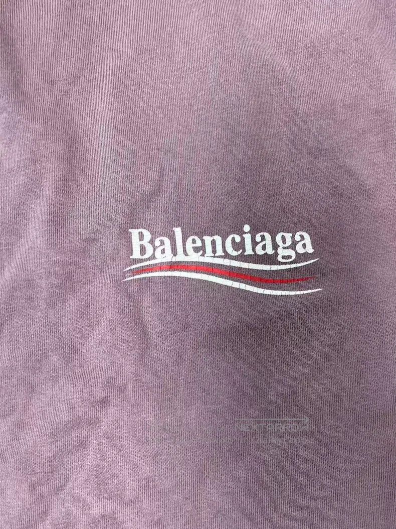 Balenciaga Balenciaga Solid Color Letter Crew Neck T-Shirt Size US M / EU 48-50 / 2 - 3 Thumbnail