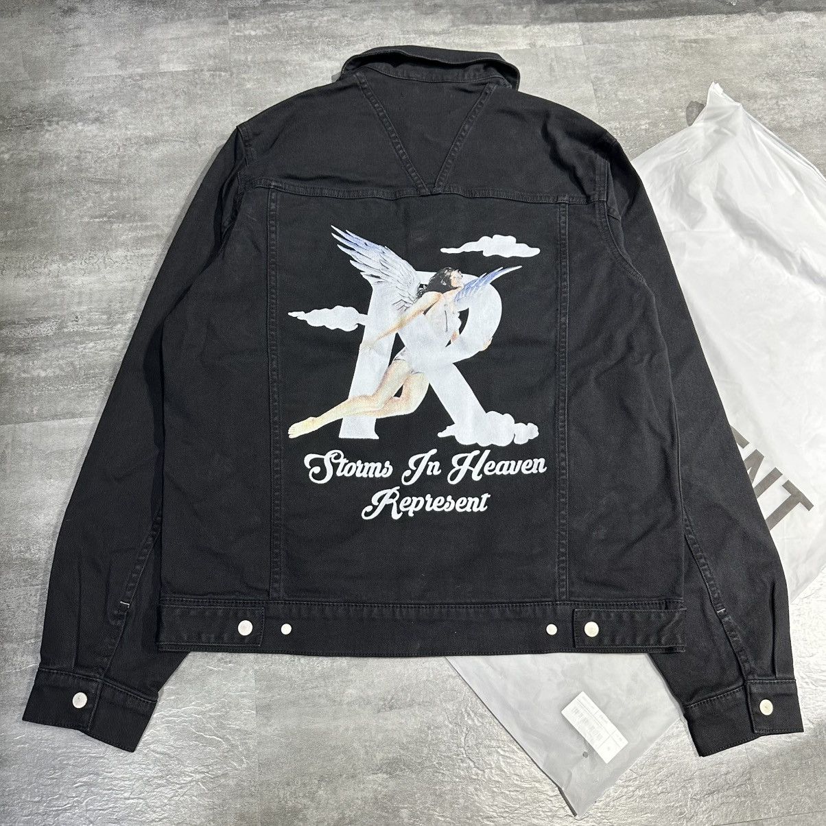 Represent Clo. Represent Storms In Heaven Denim Jacket Size US S / EU 44-46 / 1 - 1 Thumbnail