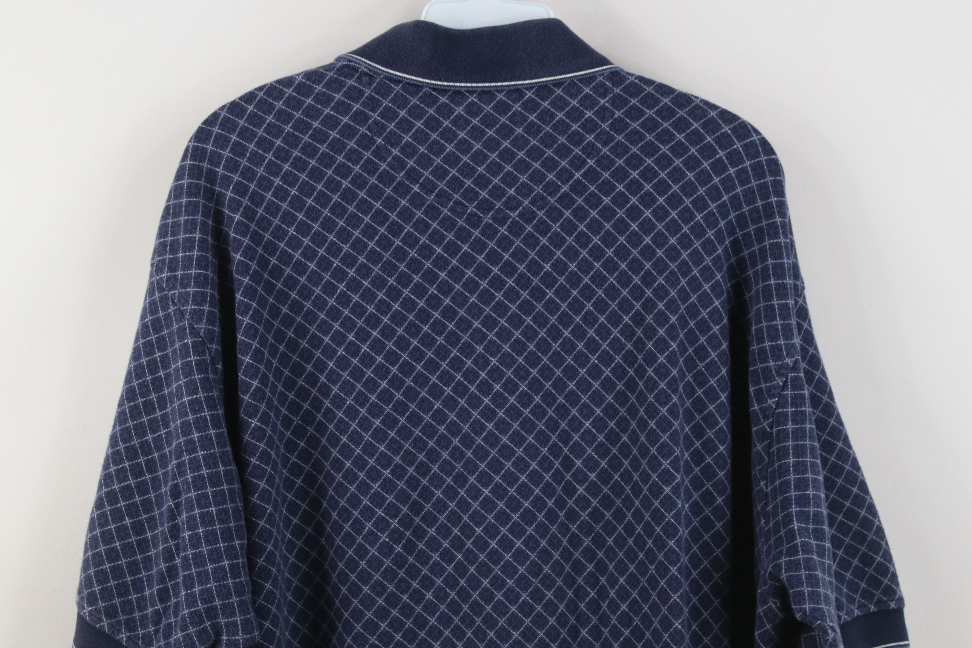 Vintage Vintage 90s Streetwear Diamond Knit Golf Polo Shirt USA Size US XL / EU 56 / 4 - 9 Thumbnail