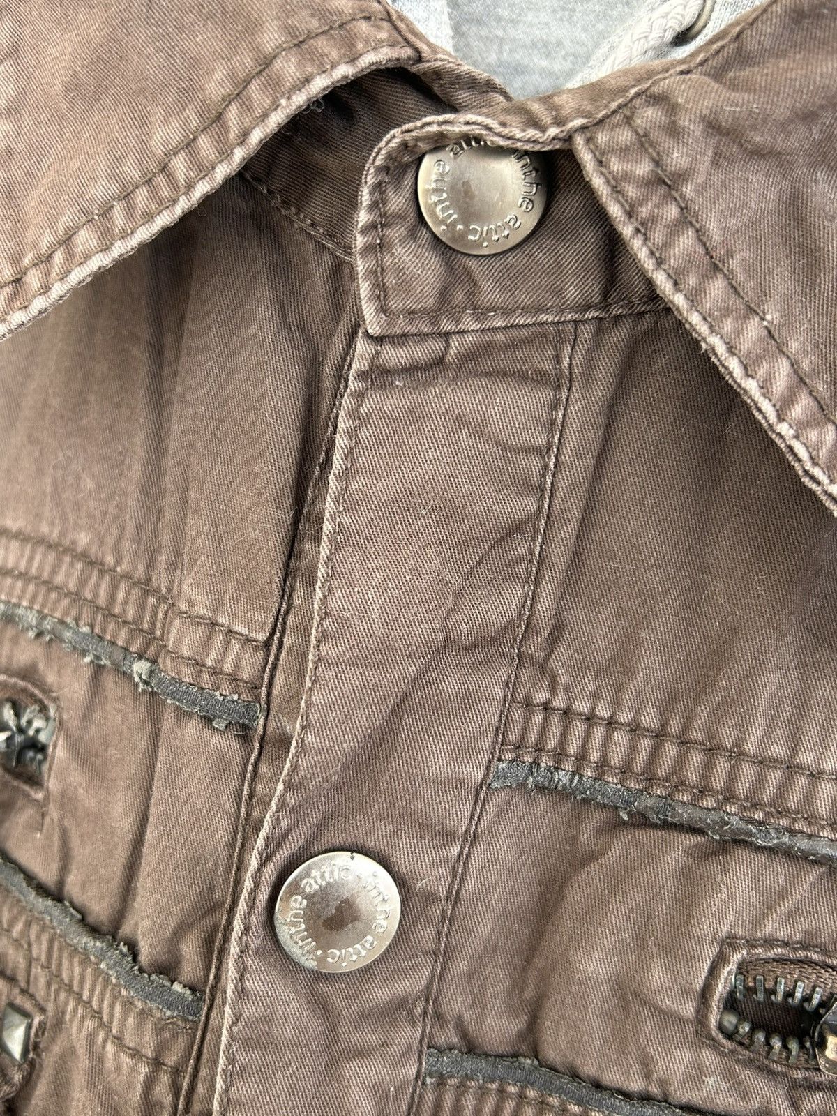 In The Attic Intheattic Vintage Japan Button up Hoodie Shirt Size US M / EU 48-50 / 2 - 4 Thumbnail