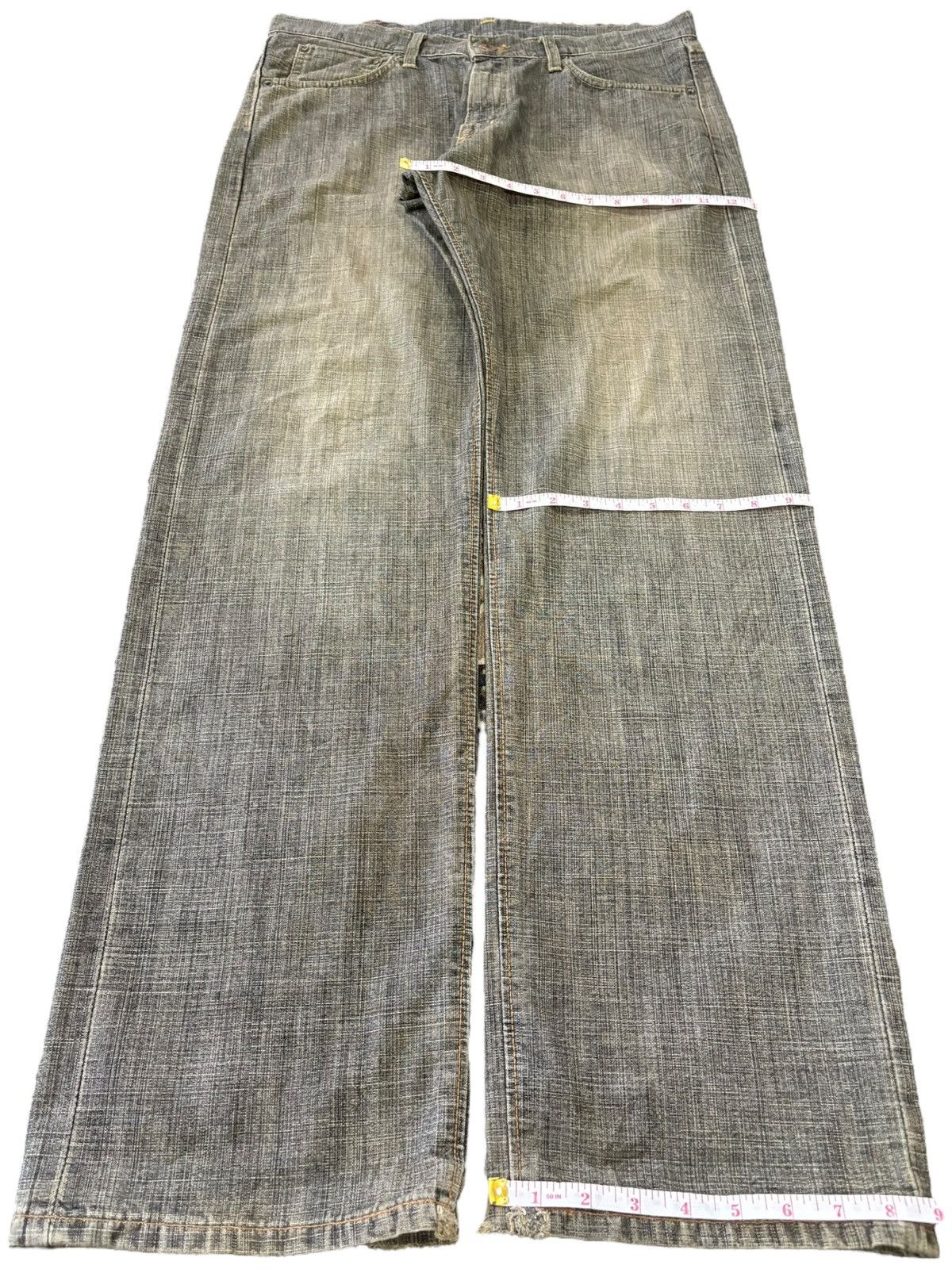 Edwin Vintage Edwin 505zx Selvedge Mud Wash Baggy Jeans Size US 35 - 14 Thumbnail