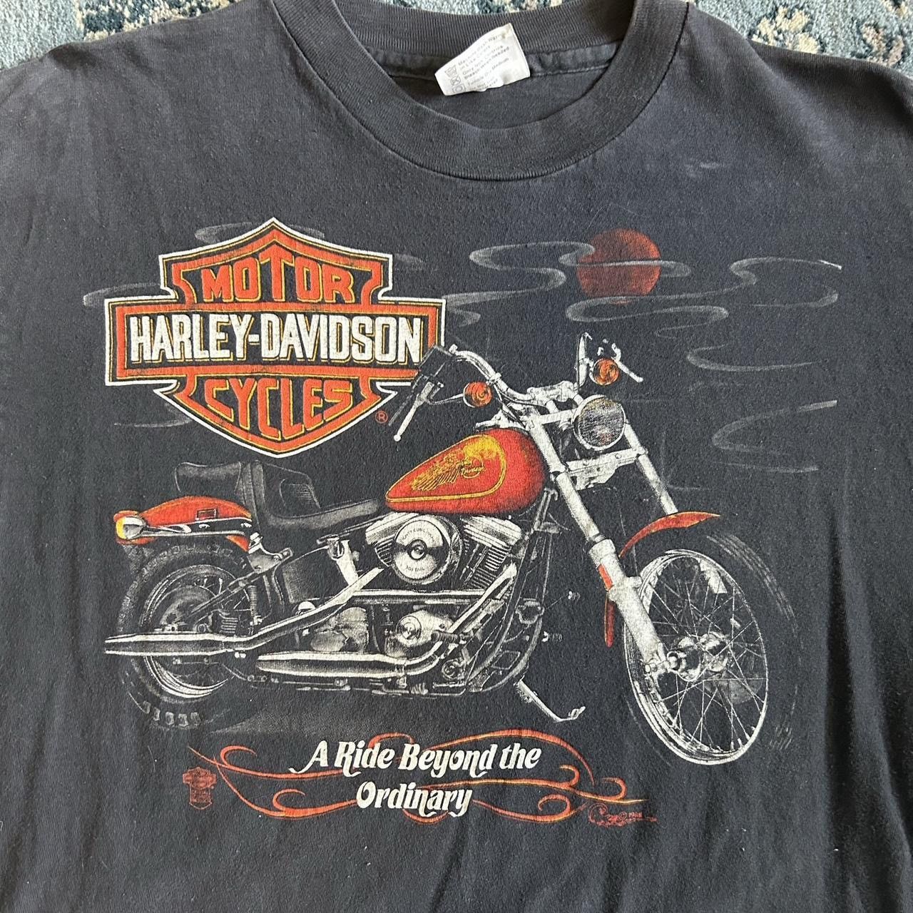 Harley Davidson 1980s Harley Davidson T-Shirt Size US L / EU 52-54 / 3 - 2 Thumbnail