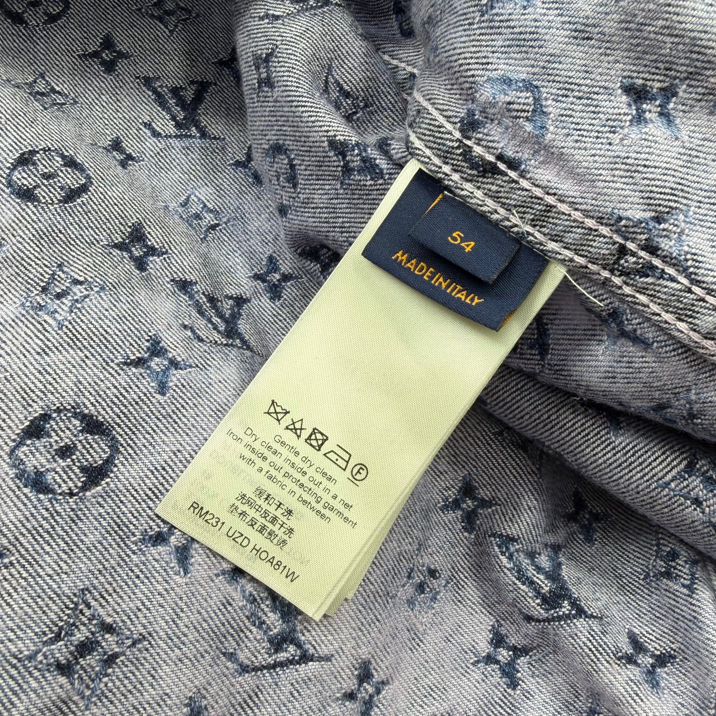 Louis Vuitton Louis Vuitton Fringed Monogram Boyhood Denim Jacket Size 54 Size US XL / EU 56 / 4 - 7 Thumbnail