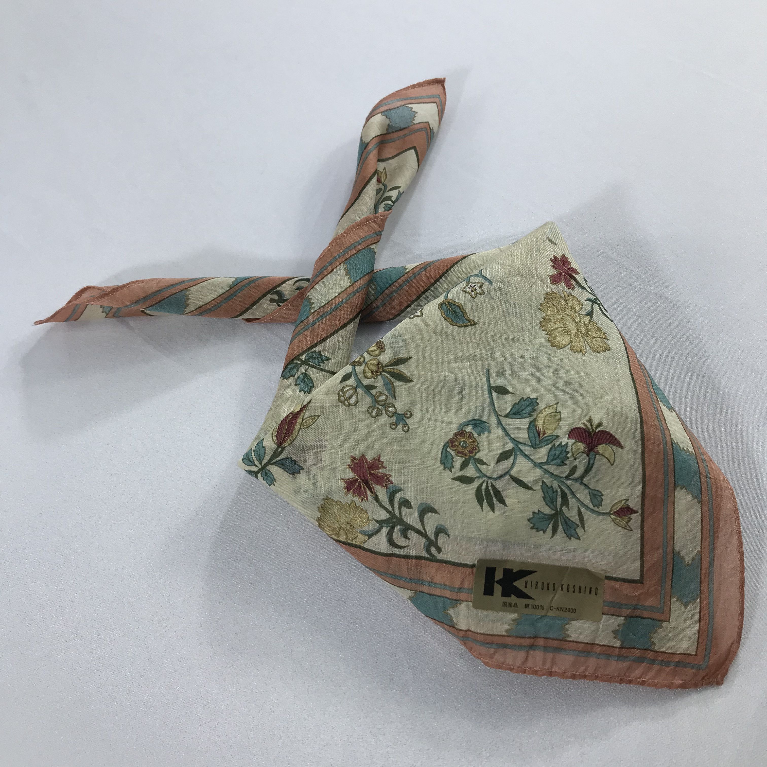 Hiroko Koshino Homme × Vintage Hiroko Koshino Bandana / Handkerchief / Neckerchief - S1994 Size ONE SIZE - 4 Thumbnail