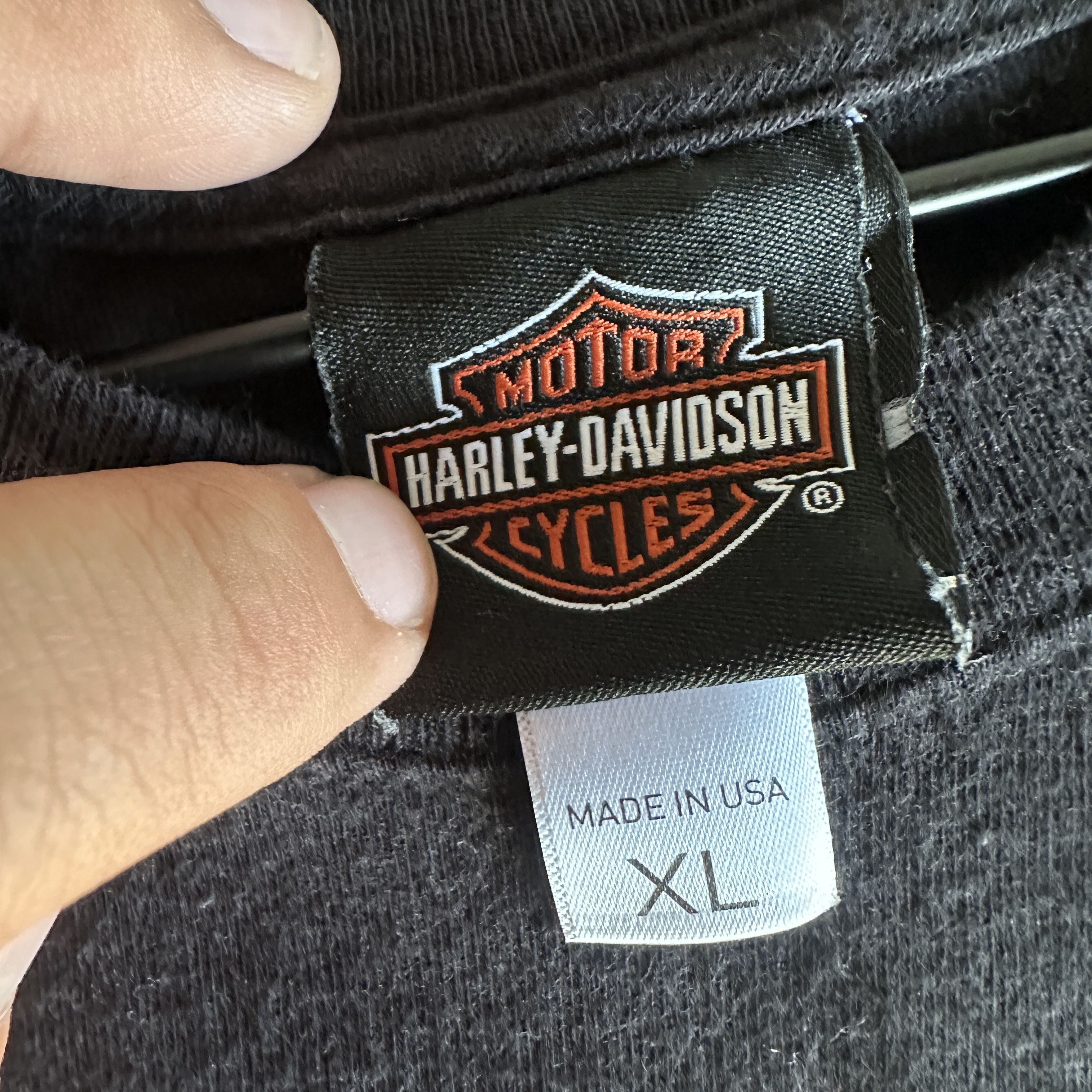 Harley Davidson Vtg Harley Davidson Black Graphic Shirt USA Alaska Eagle Size US XL / EU 56 / 4 - 5 Thumbnail