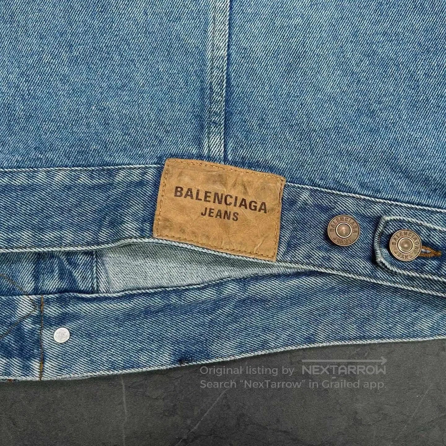 Balenciaga Balenciaga Denim Jacket Double Breasted. Size US M / EU 48-50 / 2 - 6 Thumbnail
