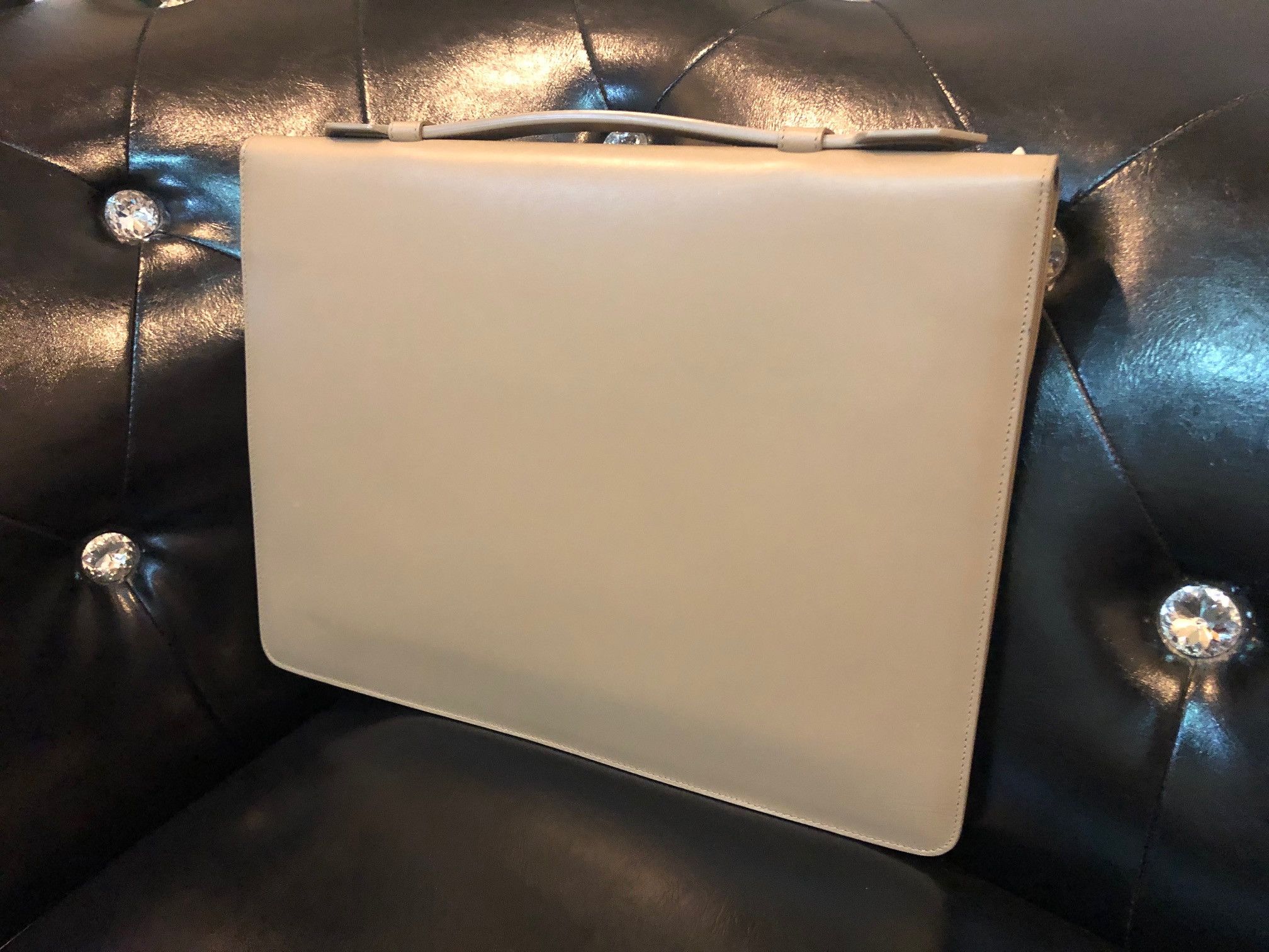 Christian Louboutin Christian Louboutin Spiked Leather Briefcase Size ONE SIZE - 5 Thumbnail
