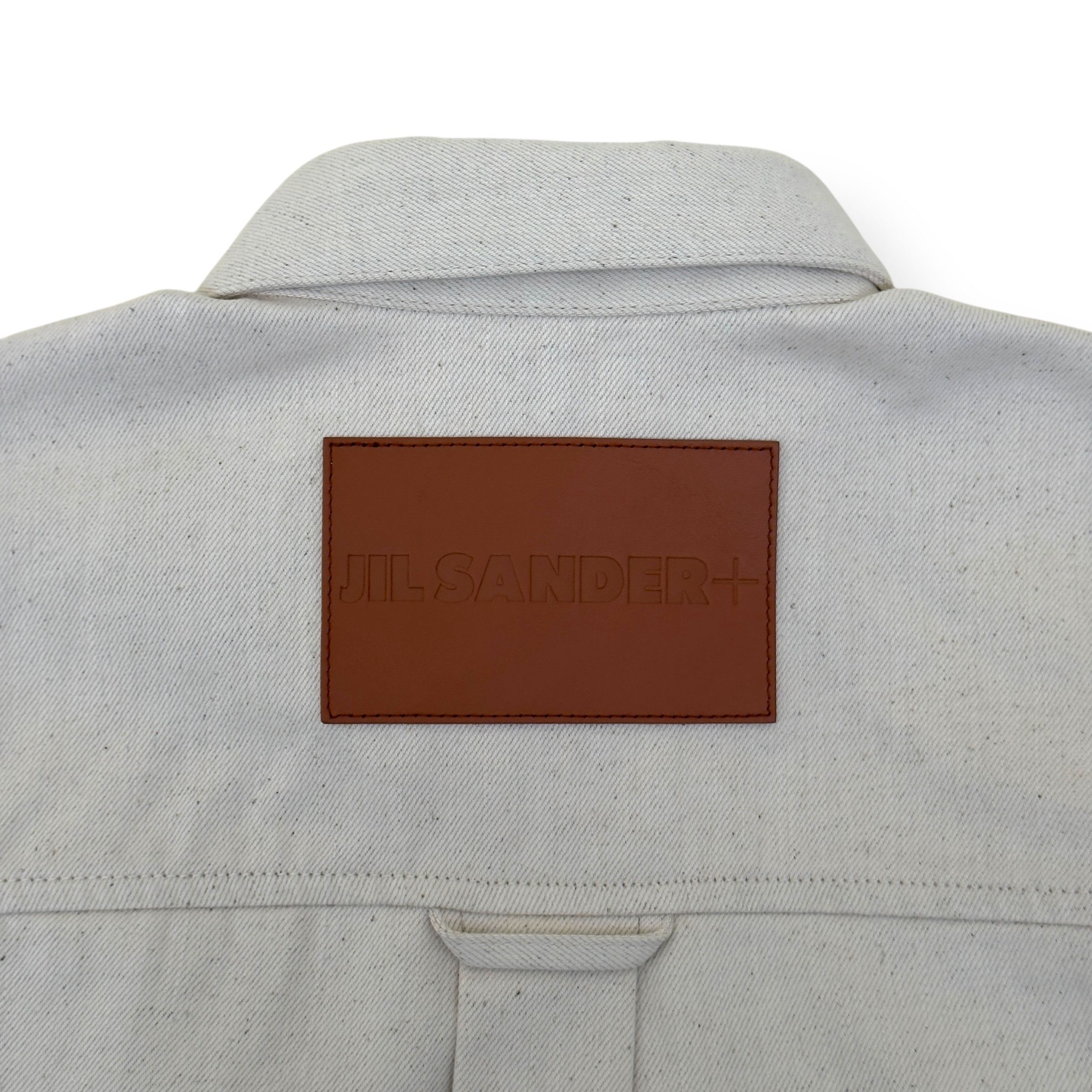 Jil Sander JIL SANDER LOGO-PATCH DENIM SHIRT NATURAL L Size US L / EU 52-54 / 3 - 5 Thumbnail