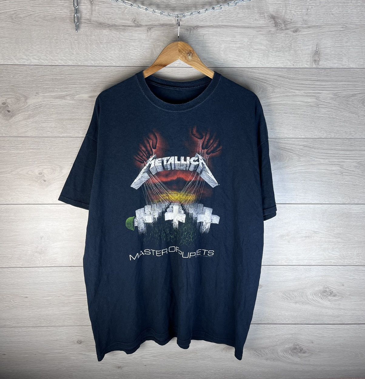 Gildan Vintage T-shirt Metallica 2007 rock merch Size US XL / EU 56 / 4 - 1 Thumbnail