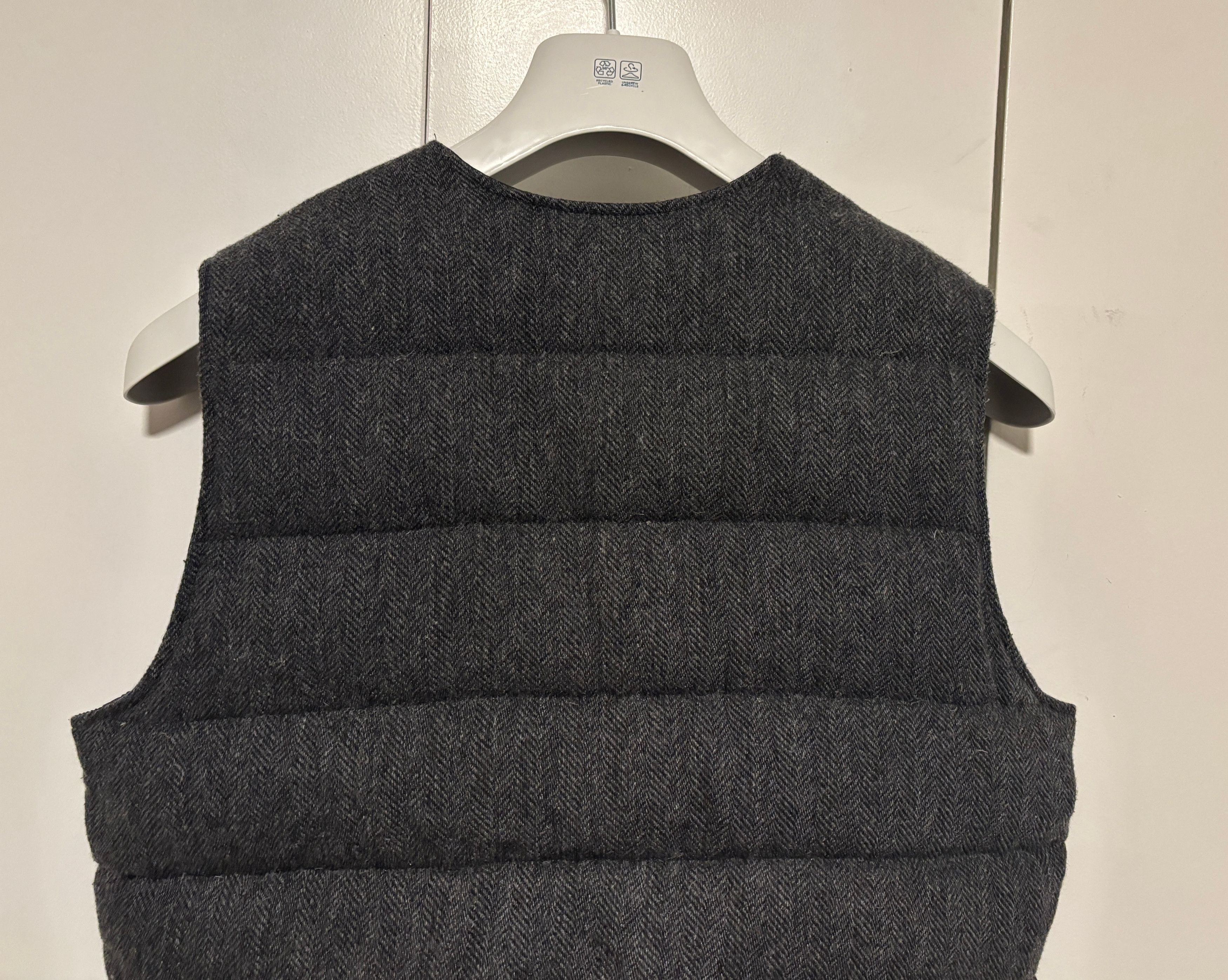 Nonnative Grey Snap Button Herringbone Wool Down Vest Size 1 Size US S / EU 44-46 / 1 - 6 Thumbnail