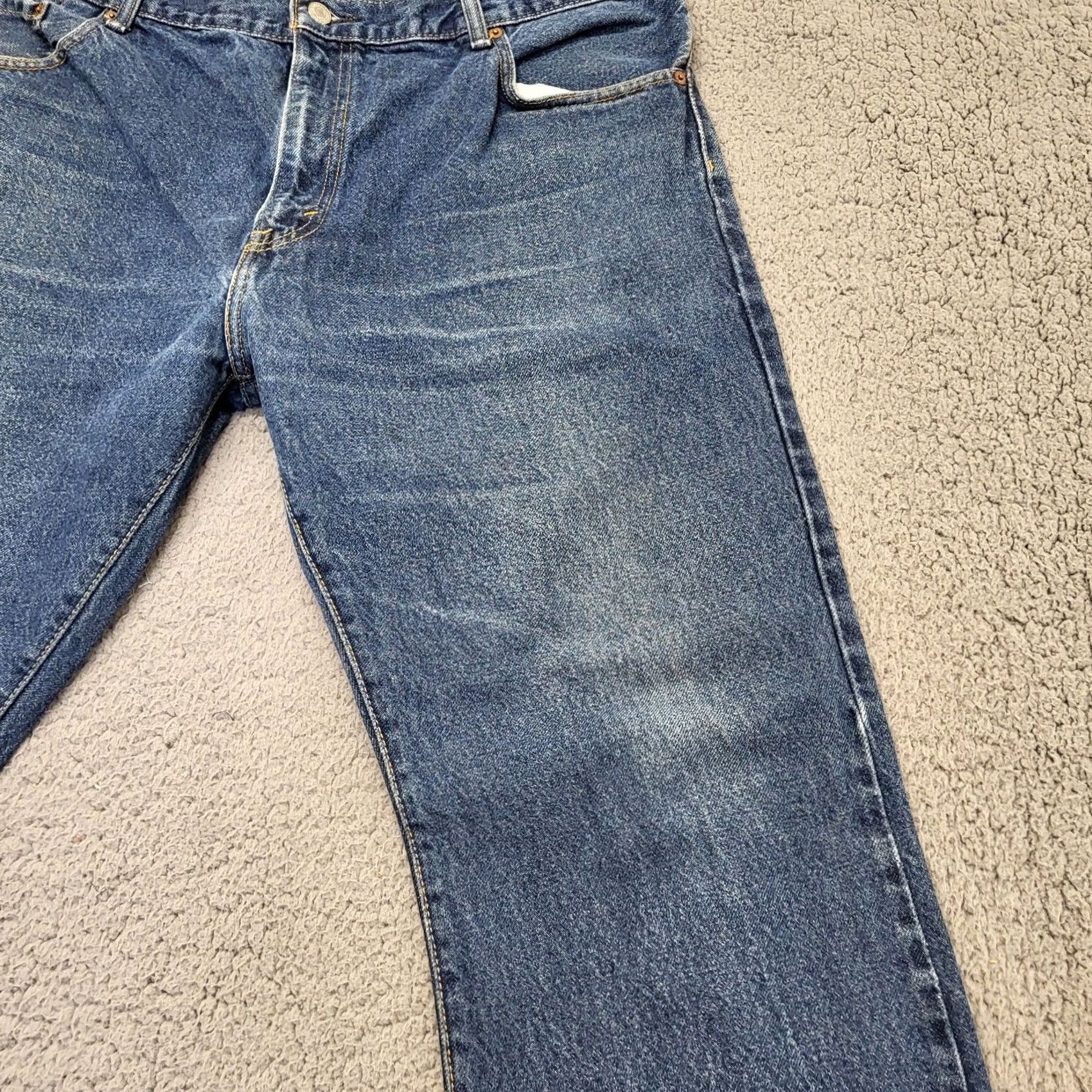 Levi's VINTAGE Levis 517 Mens Jeans 40x32 Straight Blue Denim 5-Pocket Regular Waist 40 Red Tab Mens Size US 40 / EU 56 - 5 Thumbnail