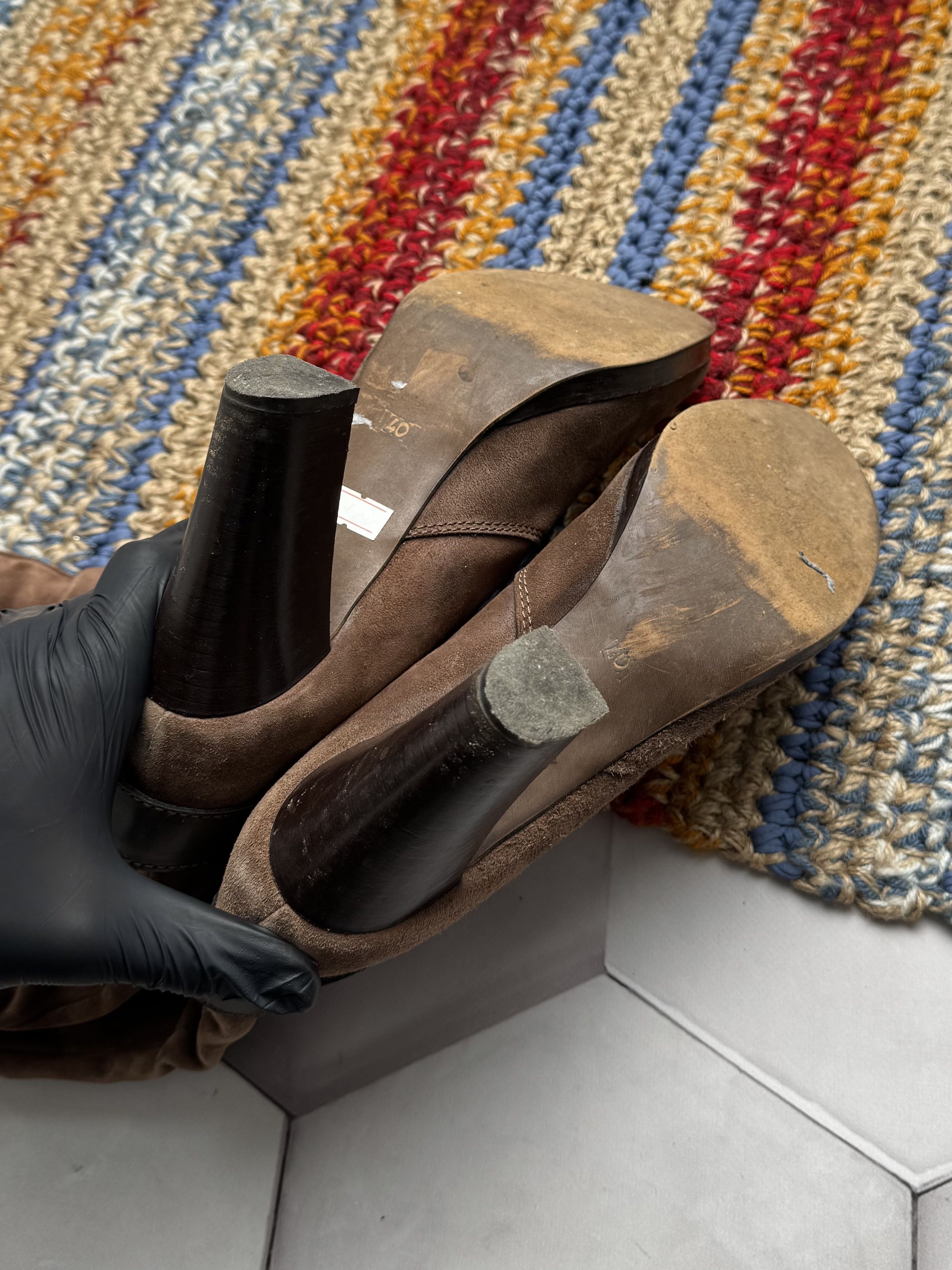 Vintage Vintage Suede Boots With Straps (E4) Size US 10 / IT 40 - 9 Thumbnail