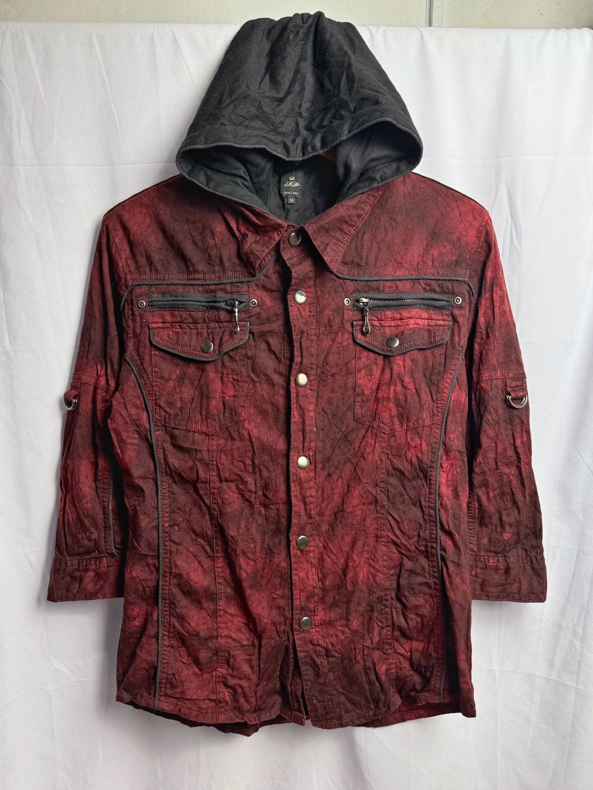 Hysteric Glamour × If Six Was Nine × Japanese Brand Double Layers Semanticdesign Long Shirt with hoodie Size US M / EU 48-50 / 2 - 3 Thumbnail