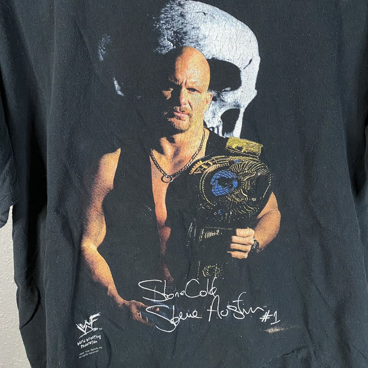 Vintage × WWF Vintage Stone Cold Steve Austin WWF Wrestling Tee Size US L / EU 52-54 / 3 - 2 Thumbnail