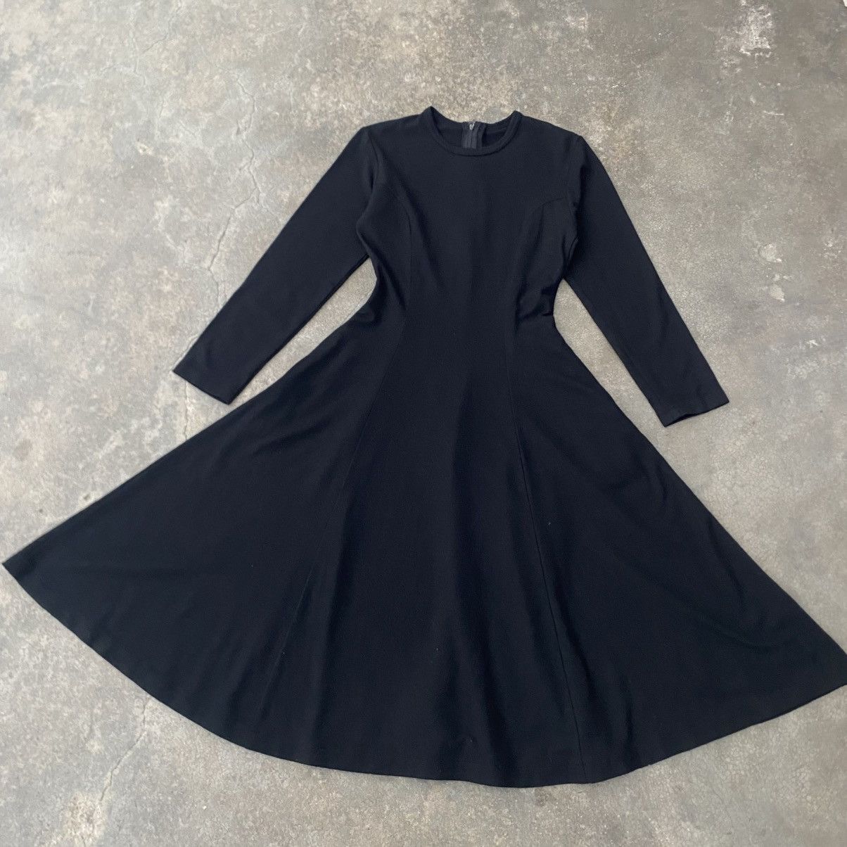 Comme des Garcons ‼️LAST DROP‼️CDG Tricot AD1988 Black Light Wool Flare Dress Size ONE SIZE - 12 Thumbnail