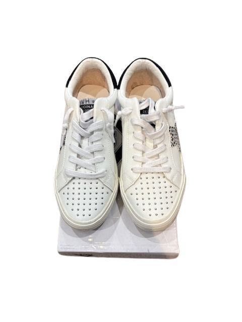 Vintage Havana Vintage Havana White Studded Cheetah Mix Sneakers Size US 7 / IT 37 - 11 Thumbnail