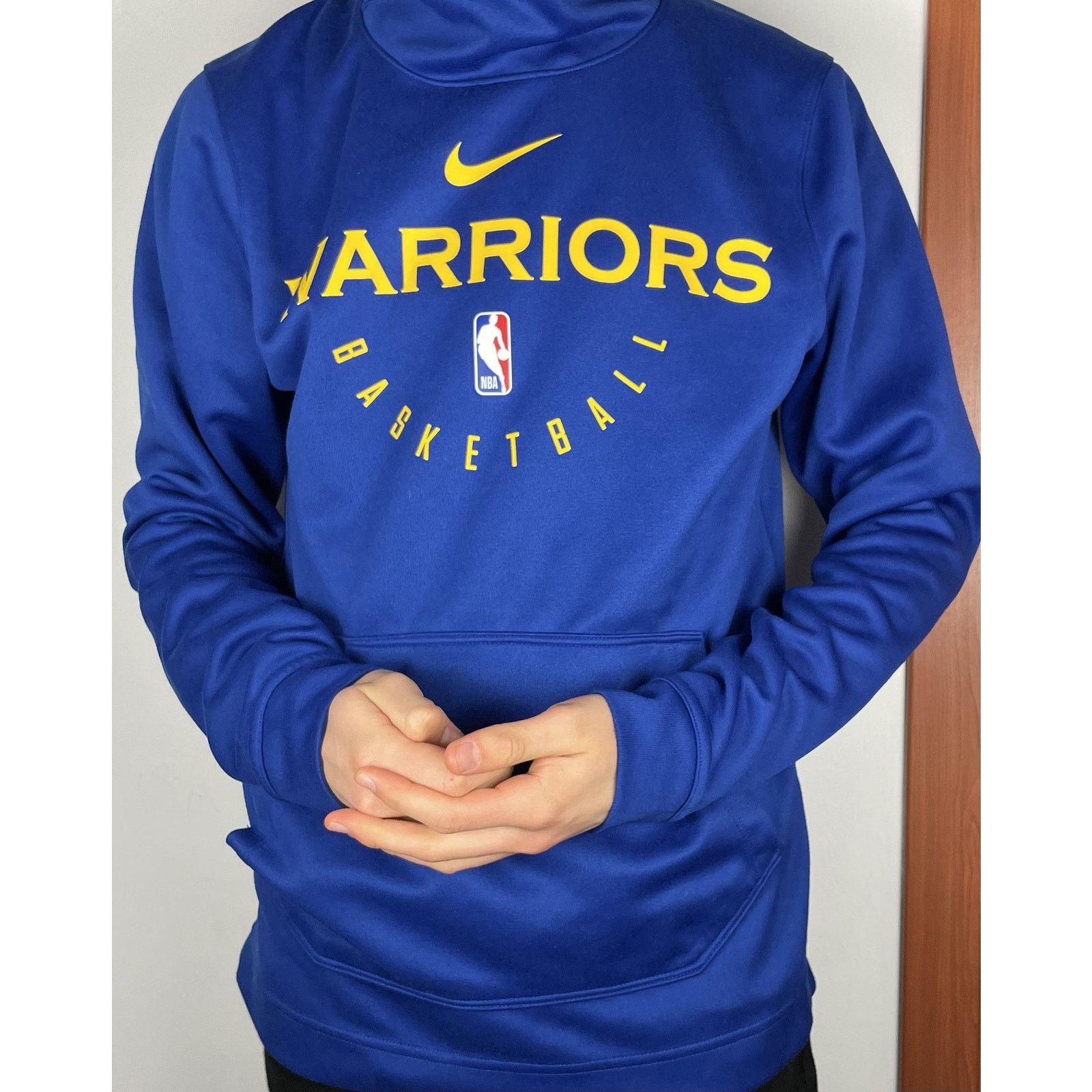 NBA × Nike Nike Dri Fit Men's Golden State Warriors Basketball Hoodie S Size US S / EU 44-46 / 1 - 2 Thumbnail