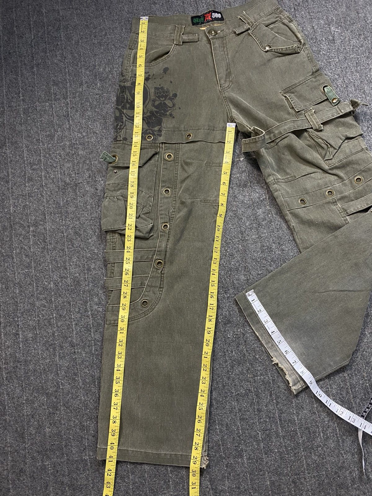 Japanese Brand Hype Tech Too Bondage Cargo Pant Seditionaries Size 29 30 Size US 30 / EU 46 - 14 Thumbnail
