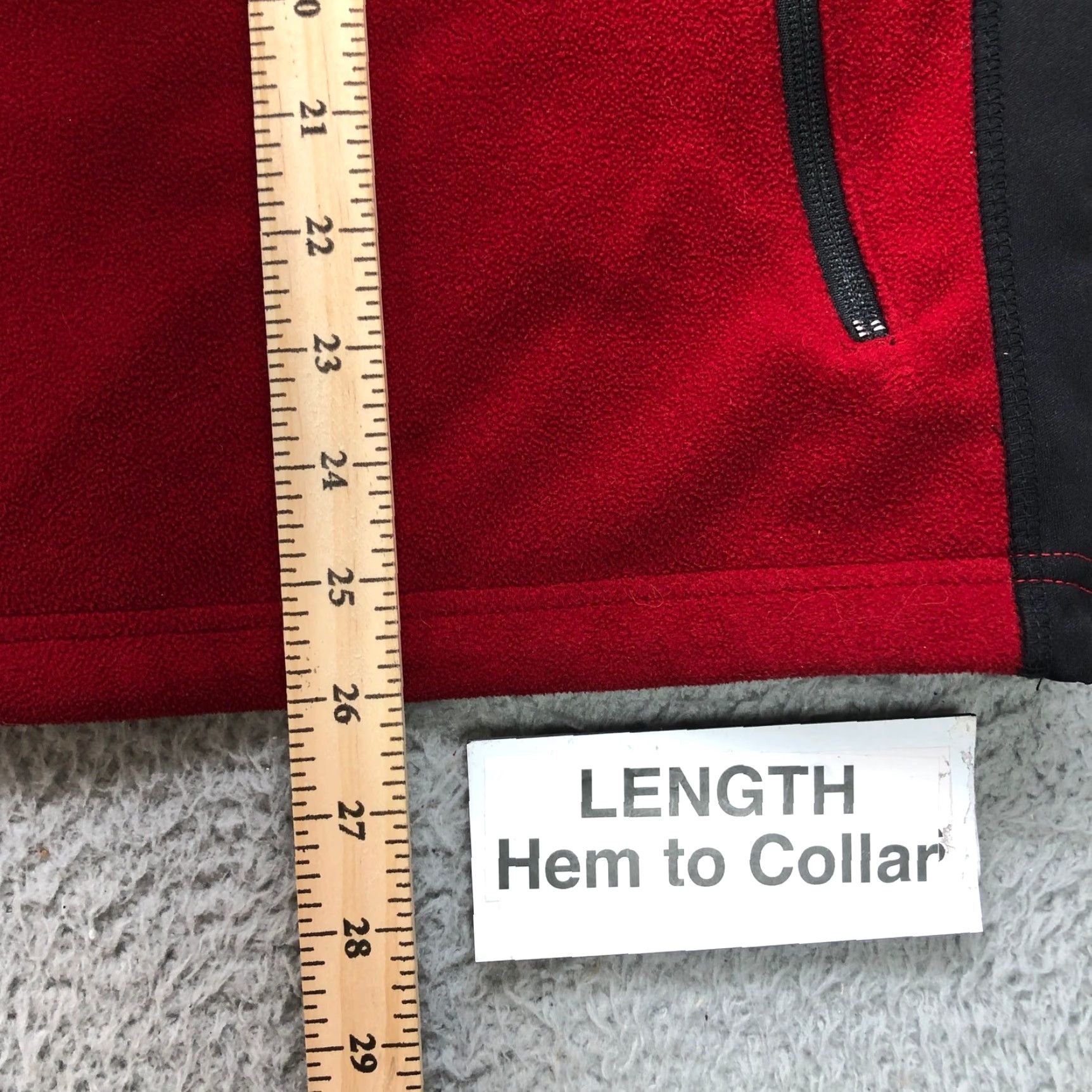 Eddie Bauer Eddie Bauer Windcutter Fleece Jacket Mens L Red Black Full Zip Mock Neck Pockets Embroidered Logo Jacket Size US L / EU 52-54 / 3 - 7 Thumbnail