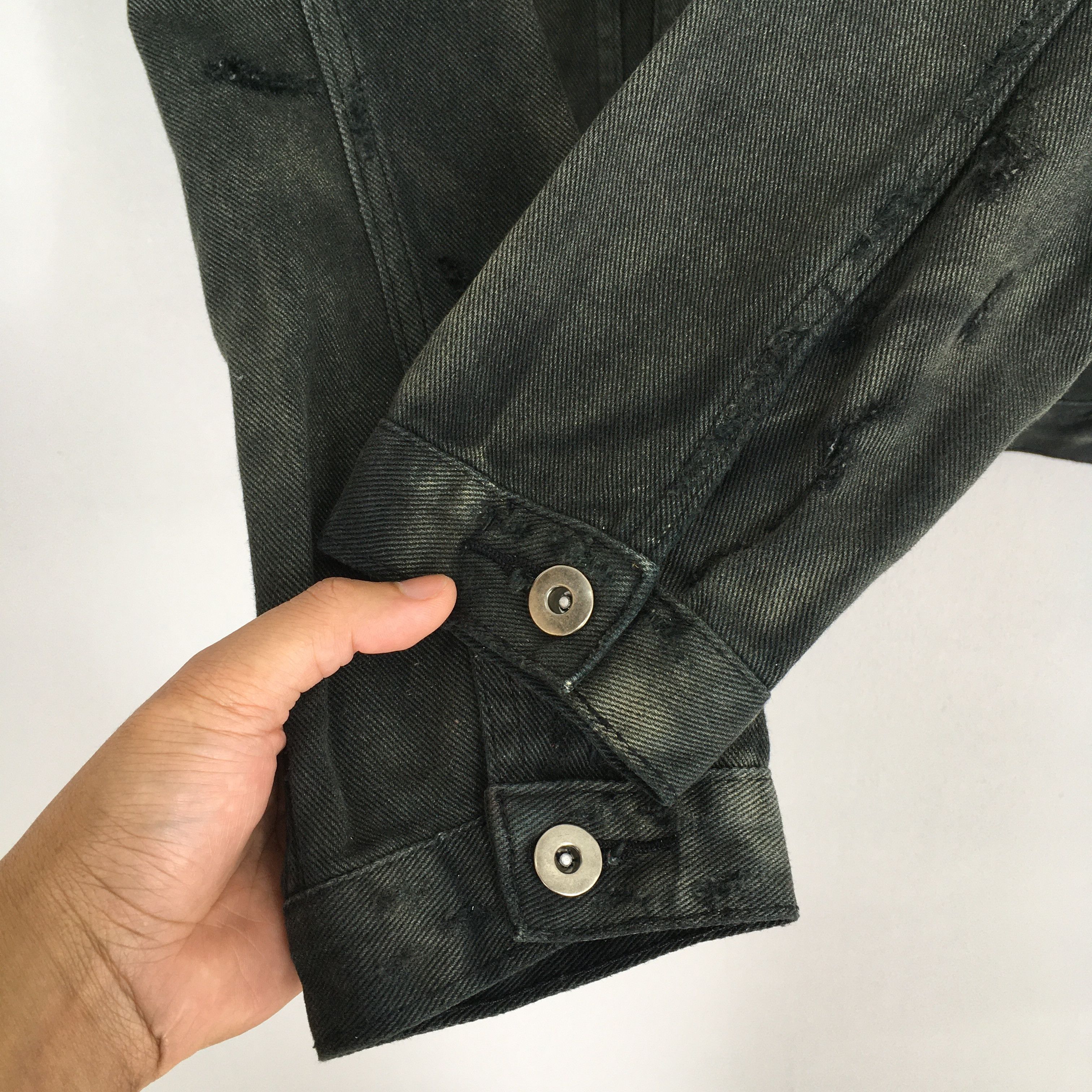 Vintage Vintage Faded Distressed No Hope Trucker Denim Jacket Small Size US S / EU 44-46 / 1 - 4 Thumbnail