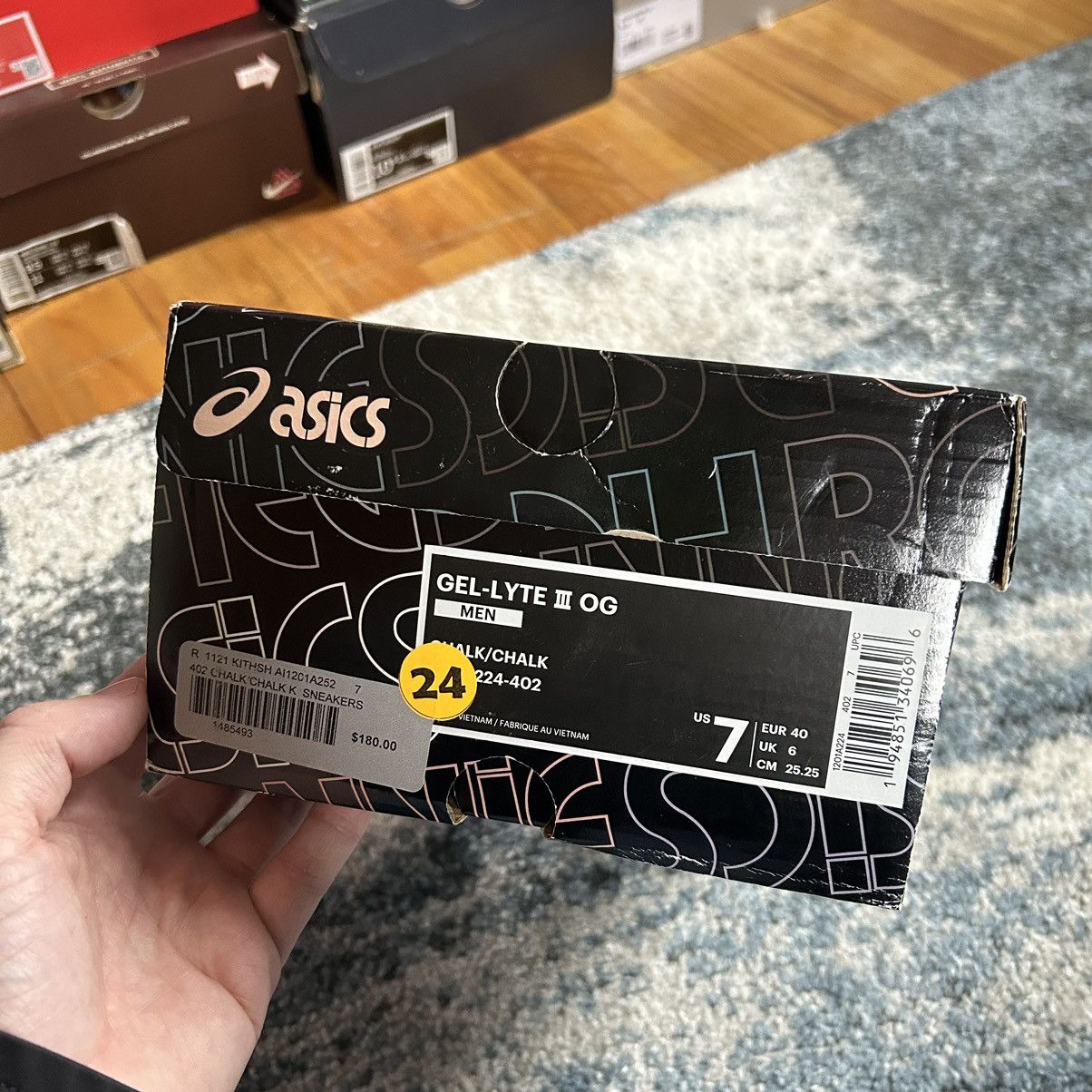 Asics × Kith × Ronnie Fieg 1201A224-402 FW20 KXTH GEL LYTE iii “THE PALETTE” CHALK Size US 8.5 / IT 38.5 - 9 Thumbnail