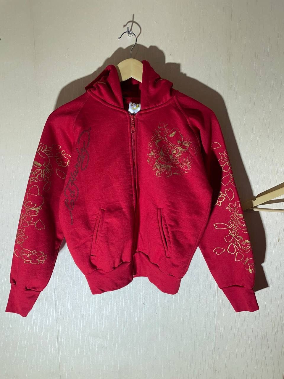 Christian Audigier × Ed Hardy × Vintage Don Ed Hardy Designs Vintage Zip Up Hoodie Size S / US 4 / IT 40 - 2 Thumbnail