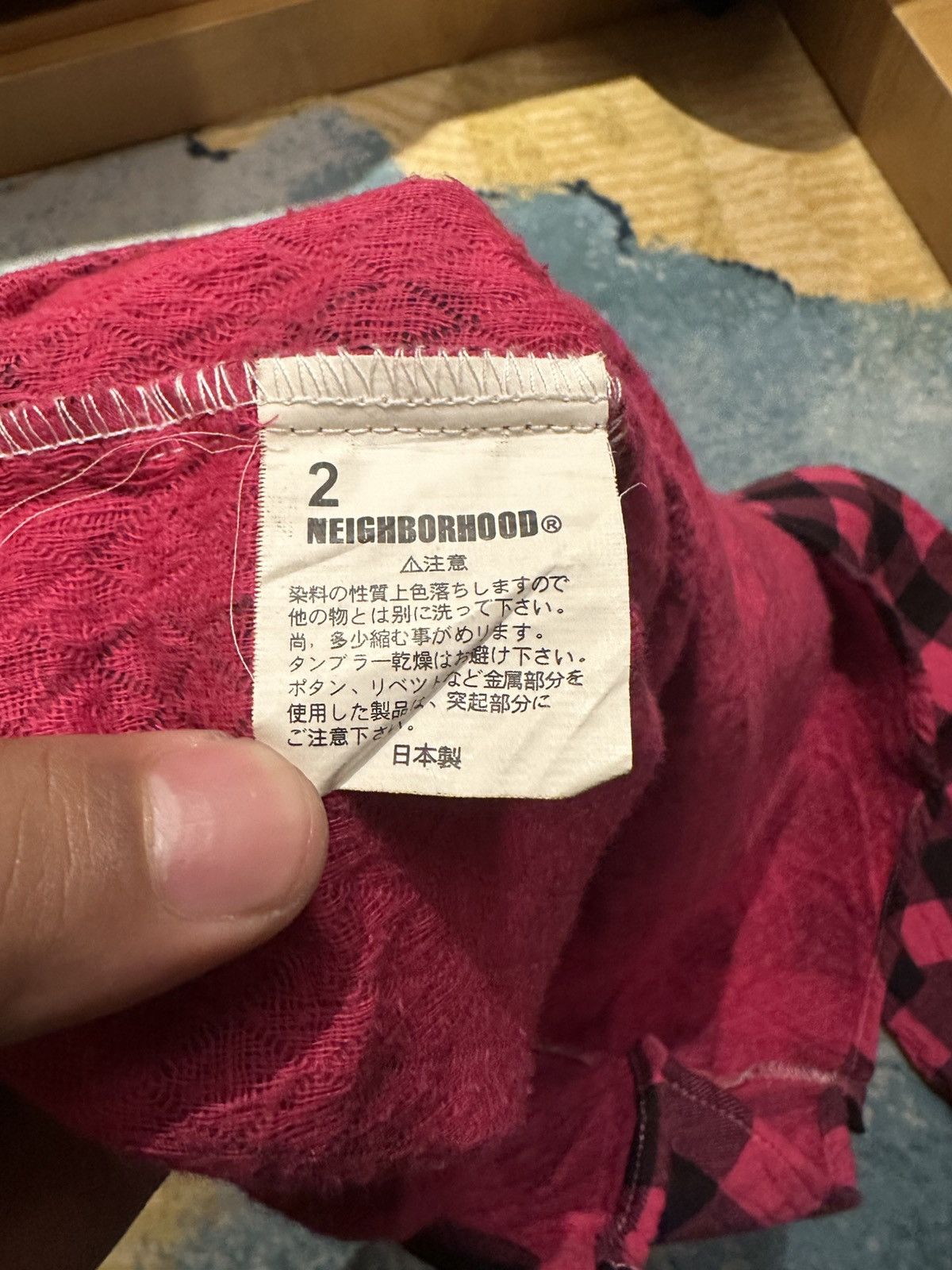 Neighborhood Vintage Neighborhood japan plaid flannel shirt Size US M / EU 48-50 / 2 - 4 Thumbnail